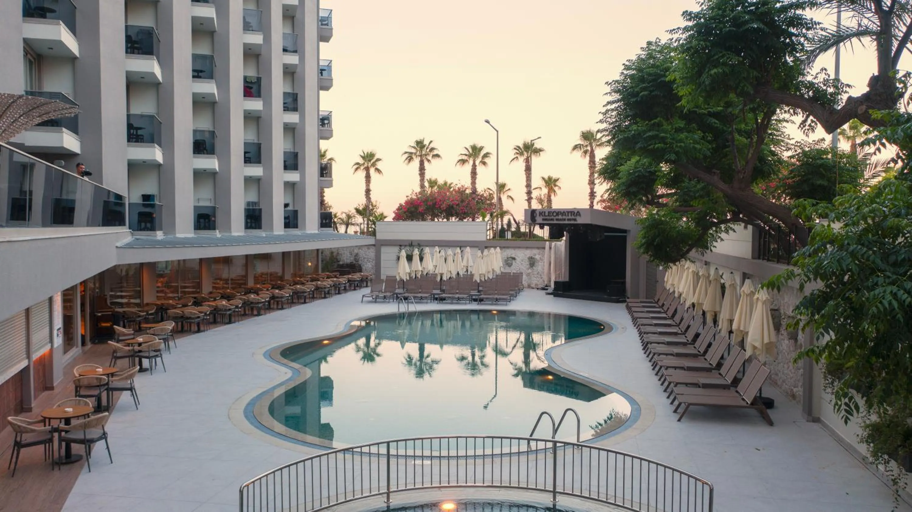 Property building in Kleopatra Dreams Beach Hotel