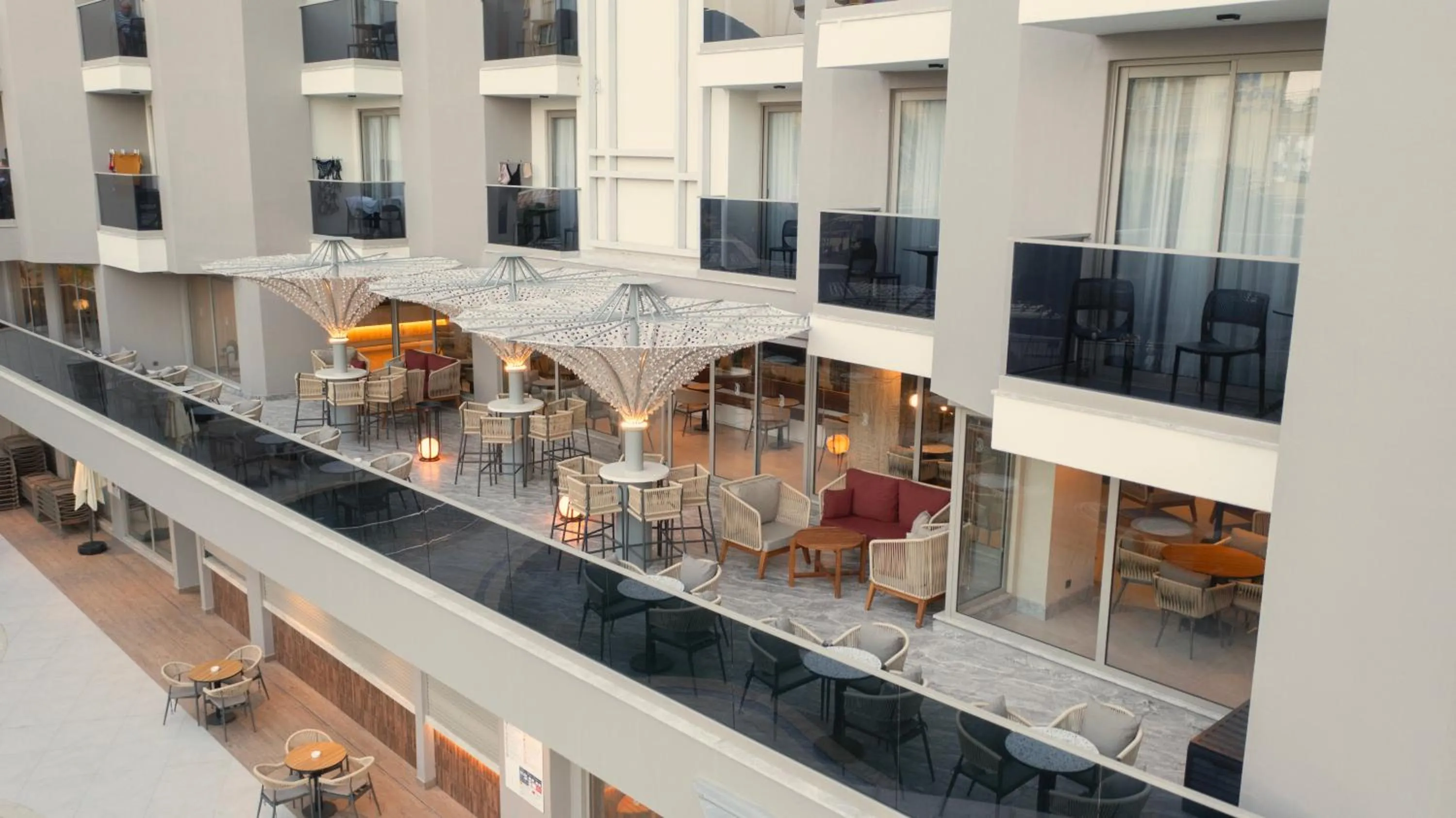 Property building in Kleopatra Dreams Beach Hotel