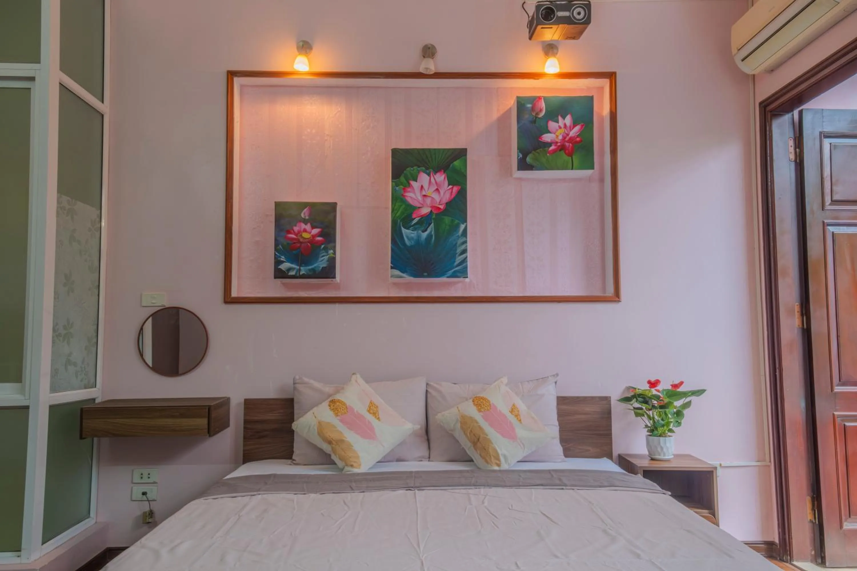 Bed in La Sen Westlake Tay Ho Homestay