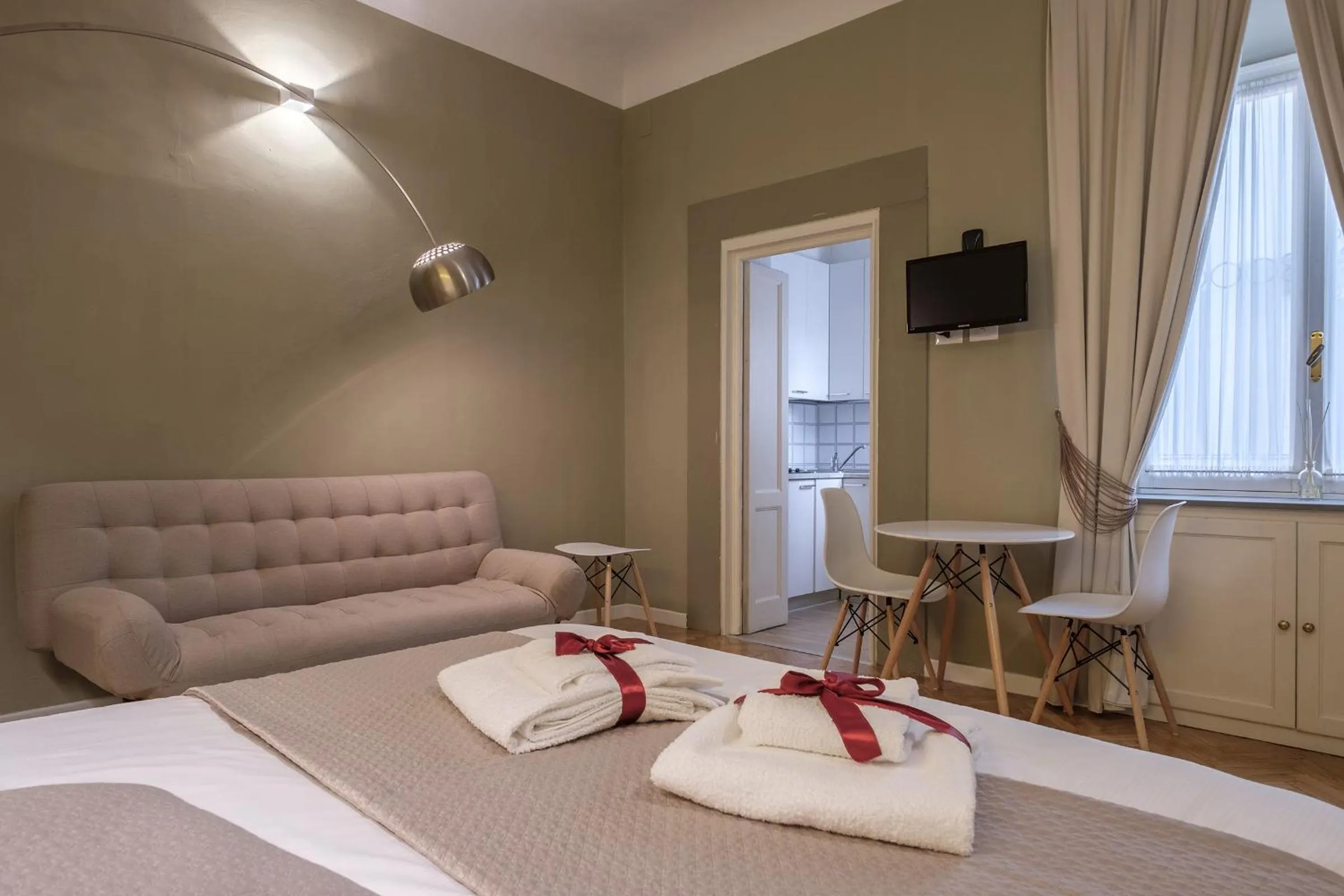 Kitchen or kitchenette, Bed in Residenza d'Epoca Visacci