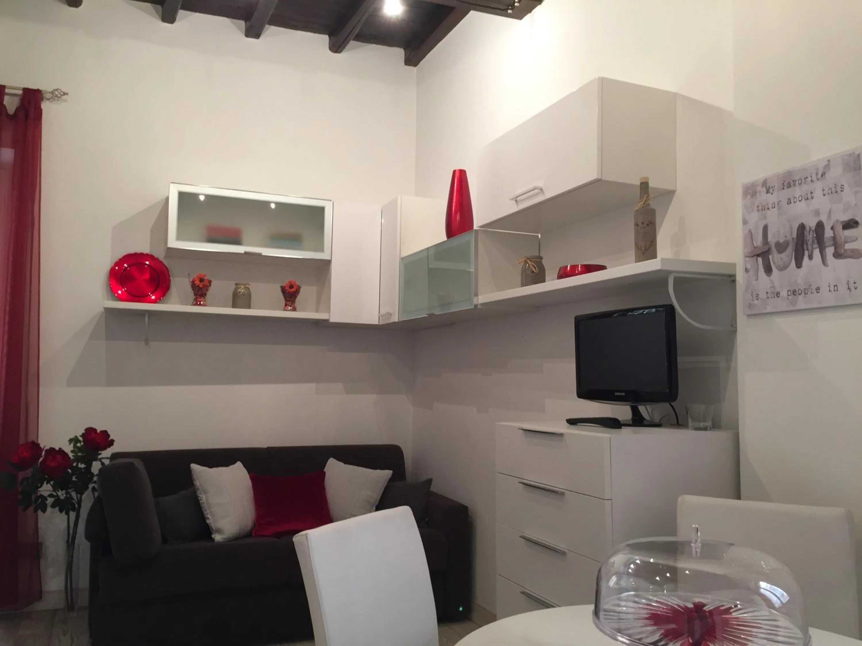 Living room in B&S Suite Colosseo