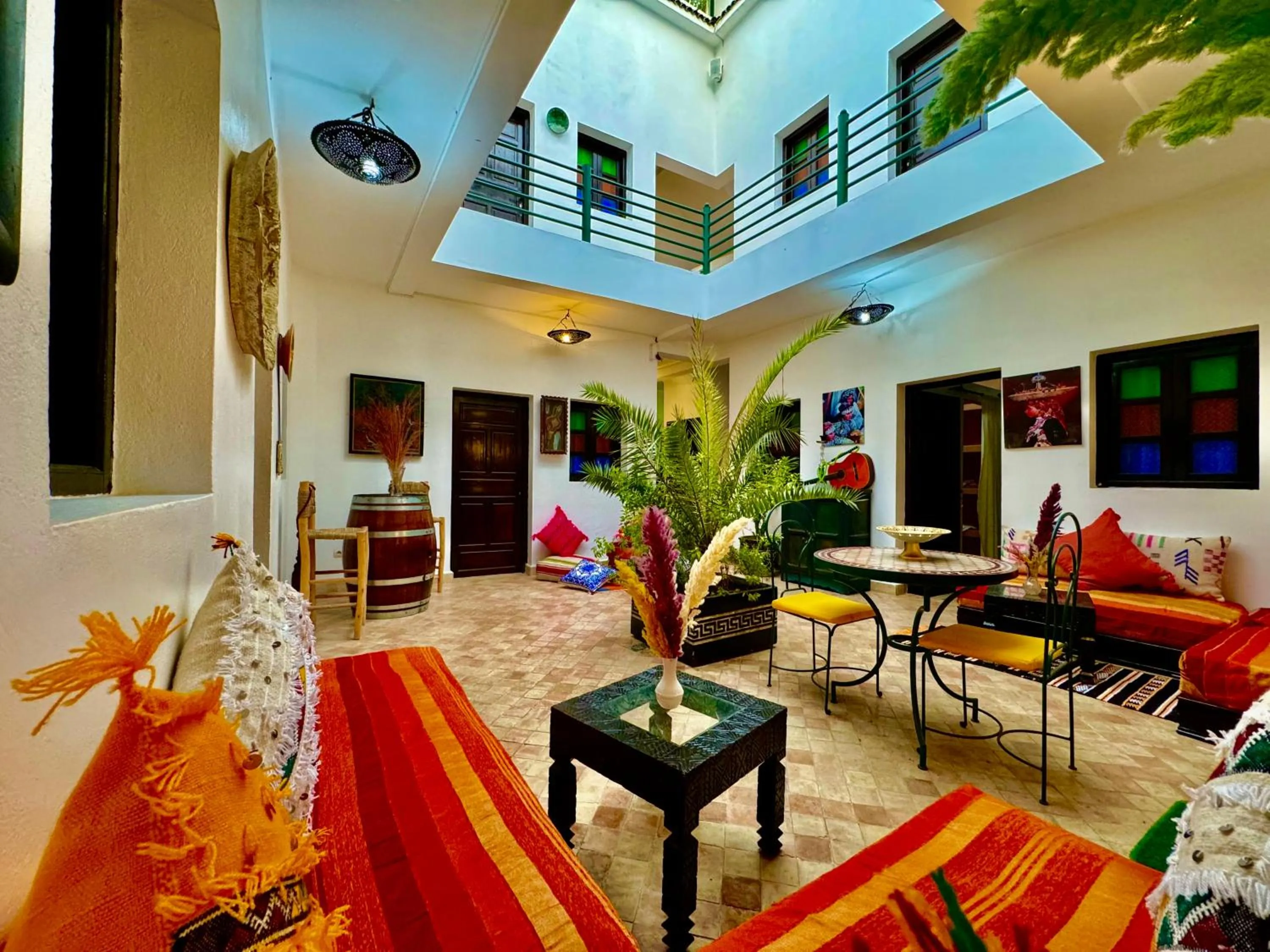 Seating area in Riad Iklil