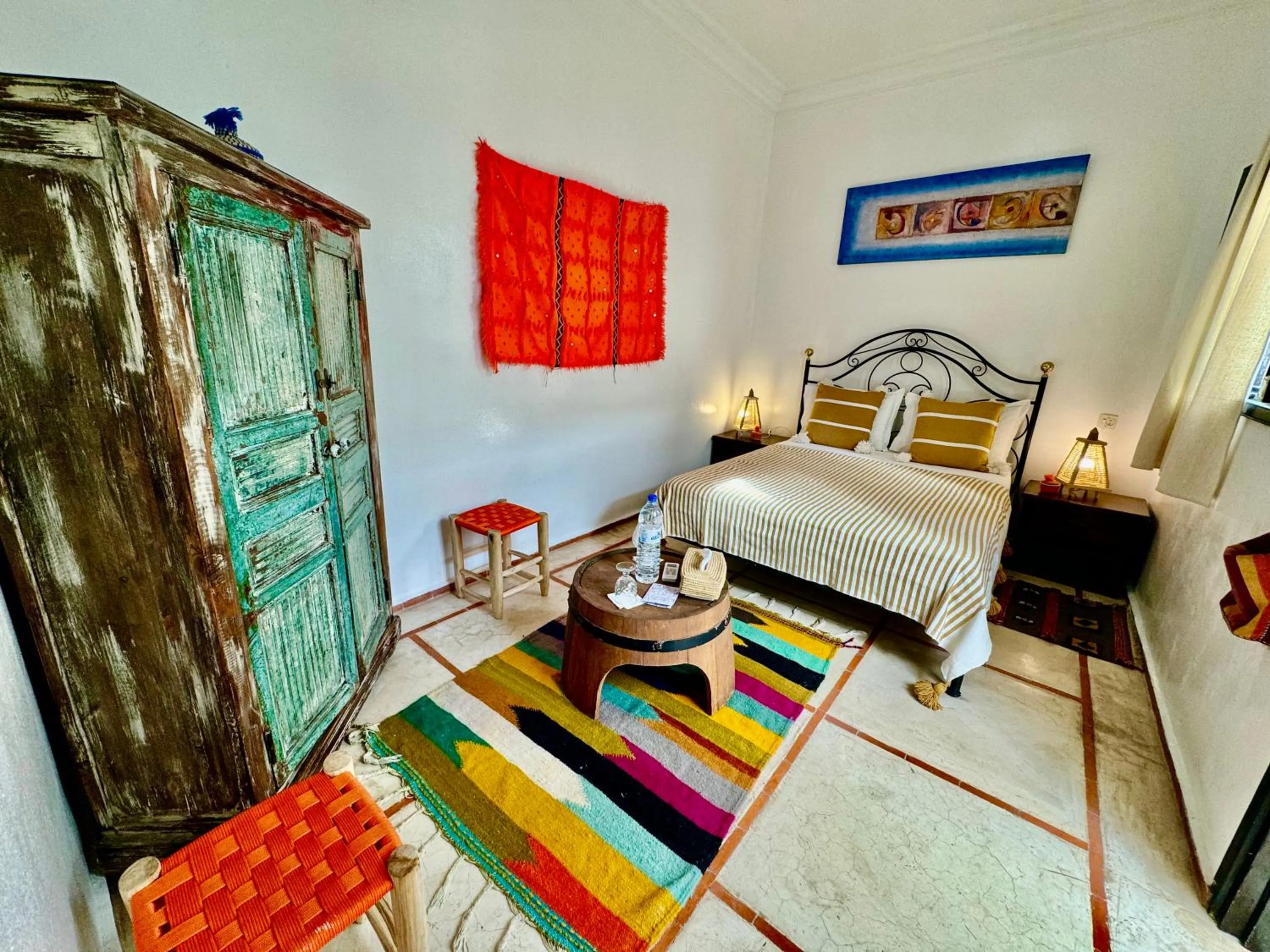 Bedroom, Bed in Riad Iklil