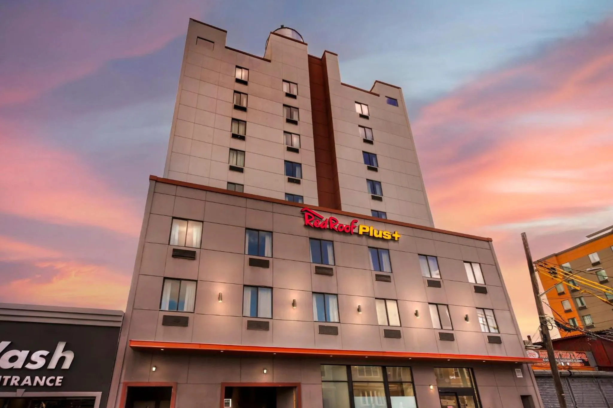 Property building in Red Roof Inn PLUS Jamaica, NY - JFK Airport