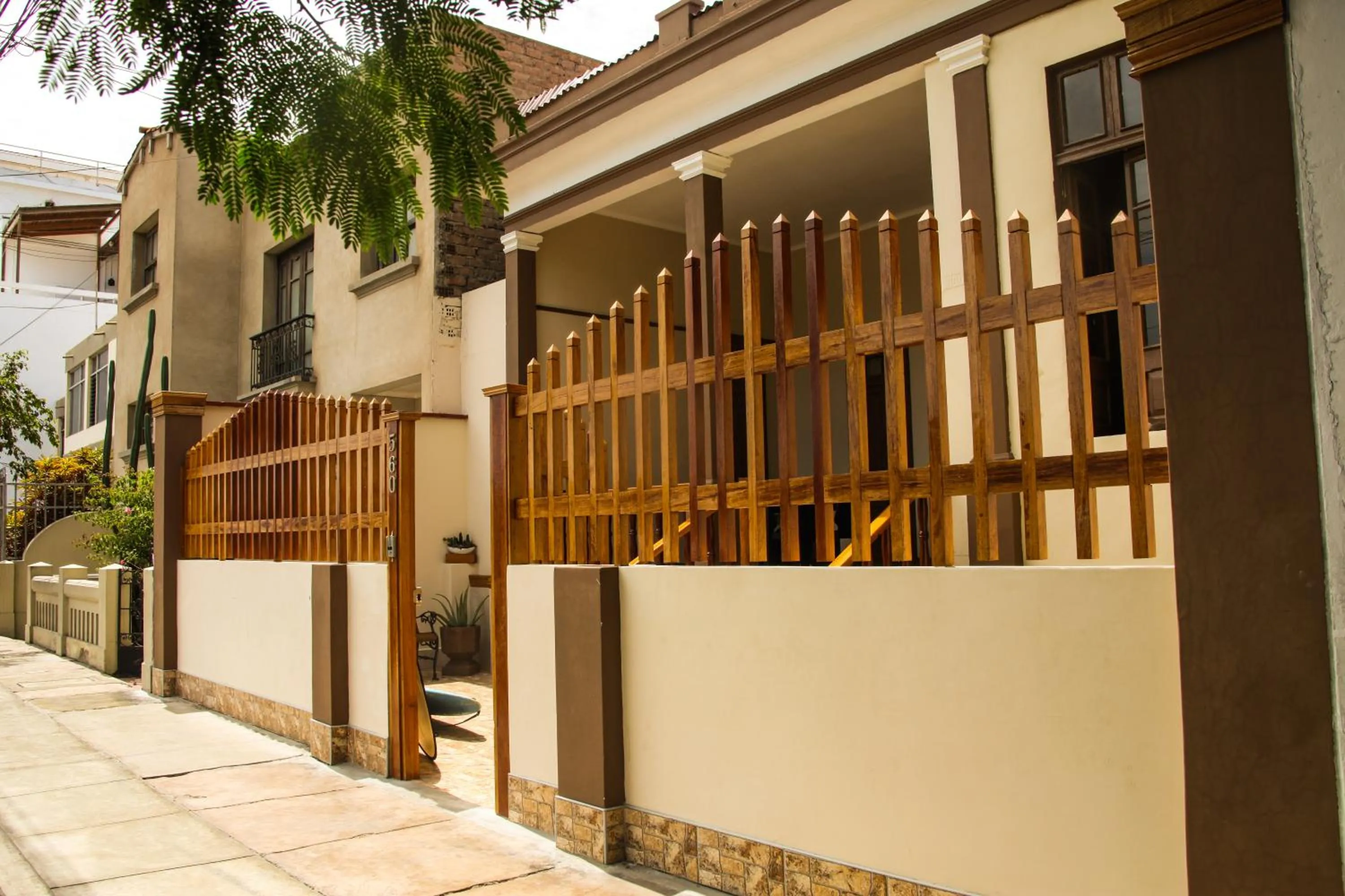 Facade/entrance in Villa La Punta