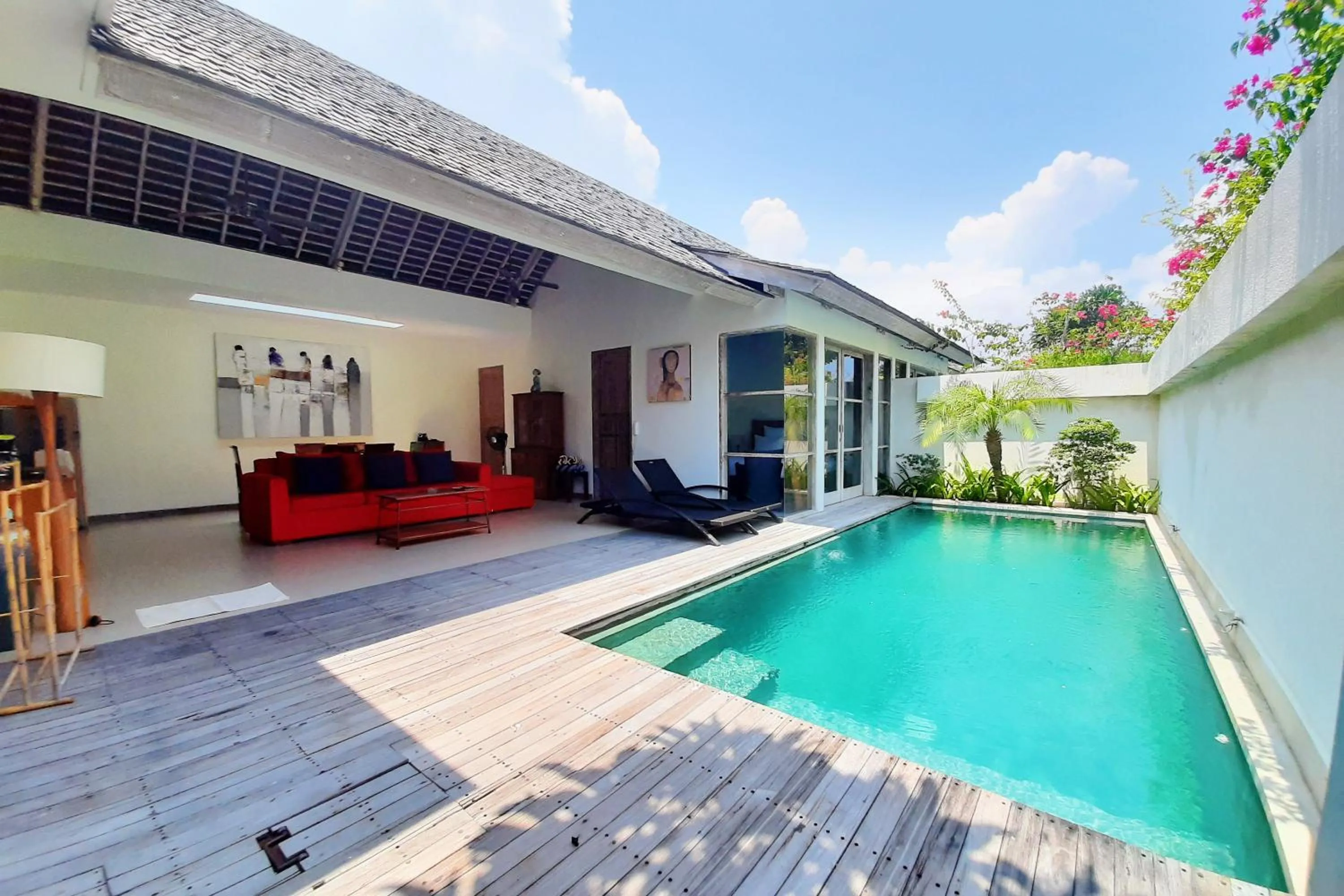 Seating area in The Decks Bali