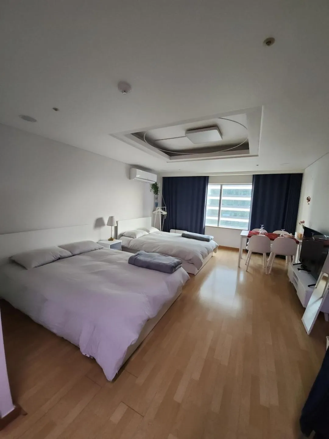 Photo of the whole room, Bed in Hongdae Cleanhouse