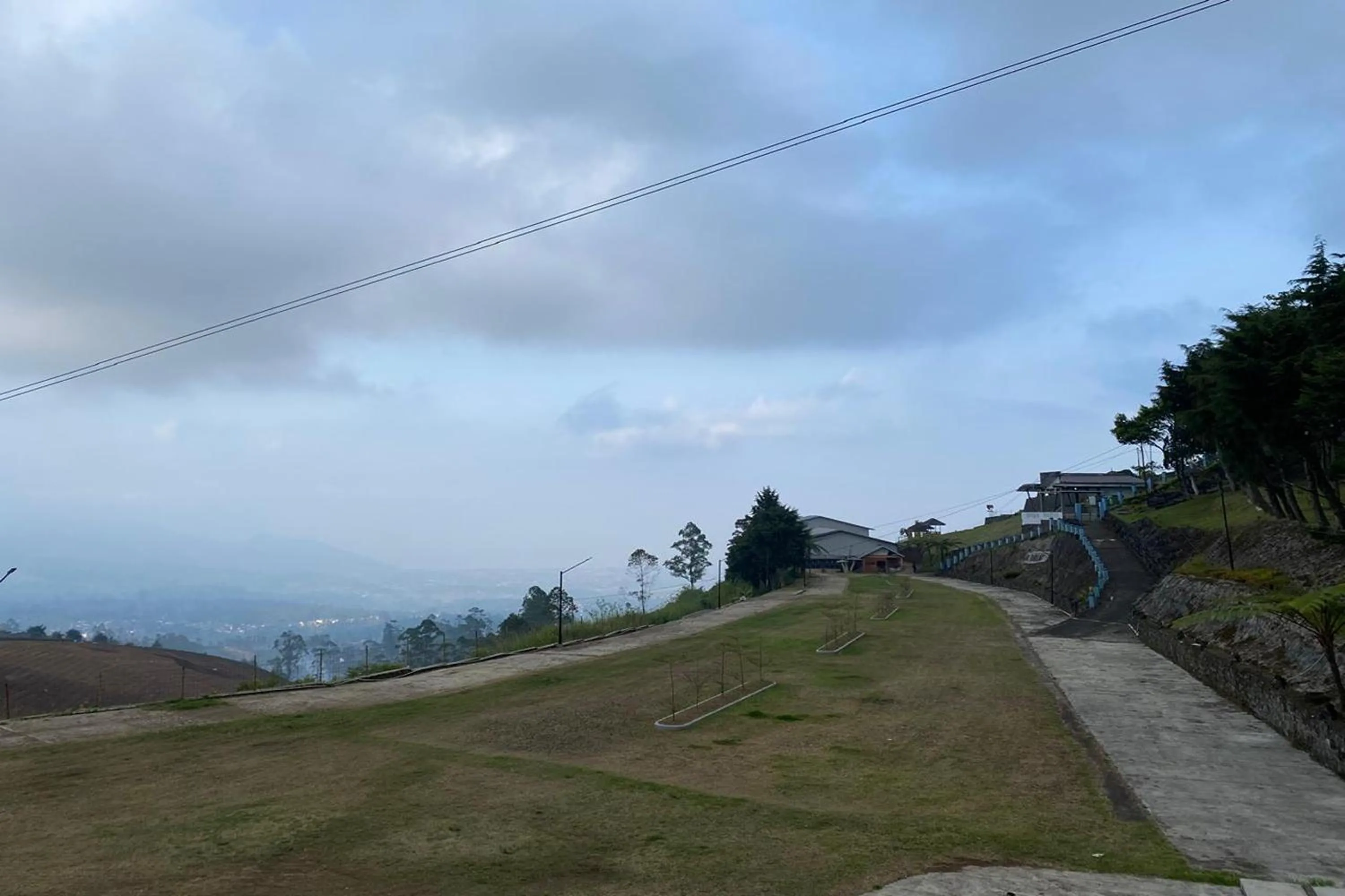 Mountain view in Puncak Darajat Highland