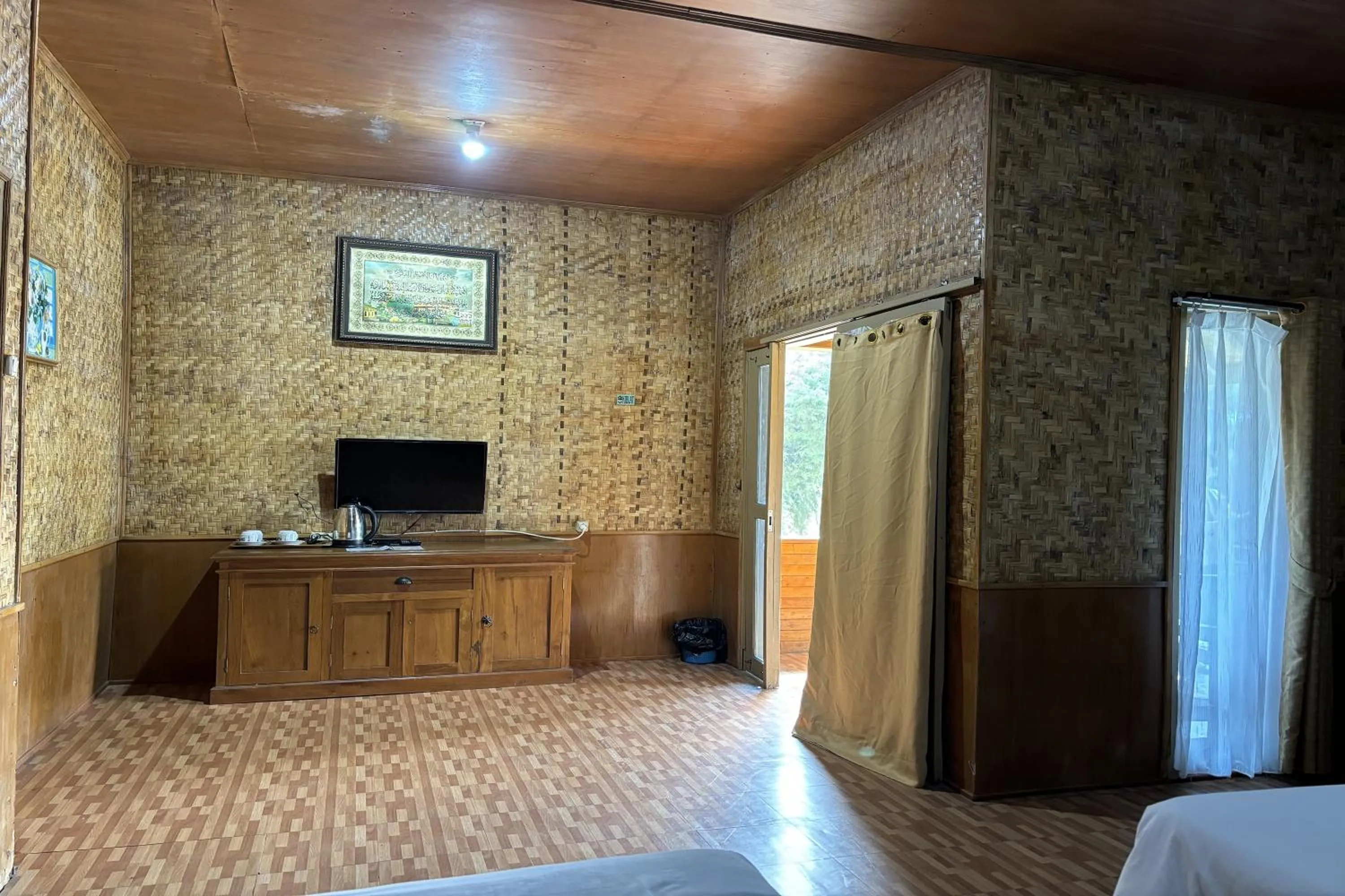 Bed in Puncak Darajat Highland