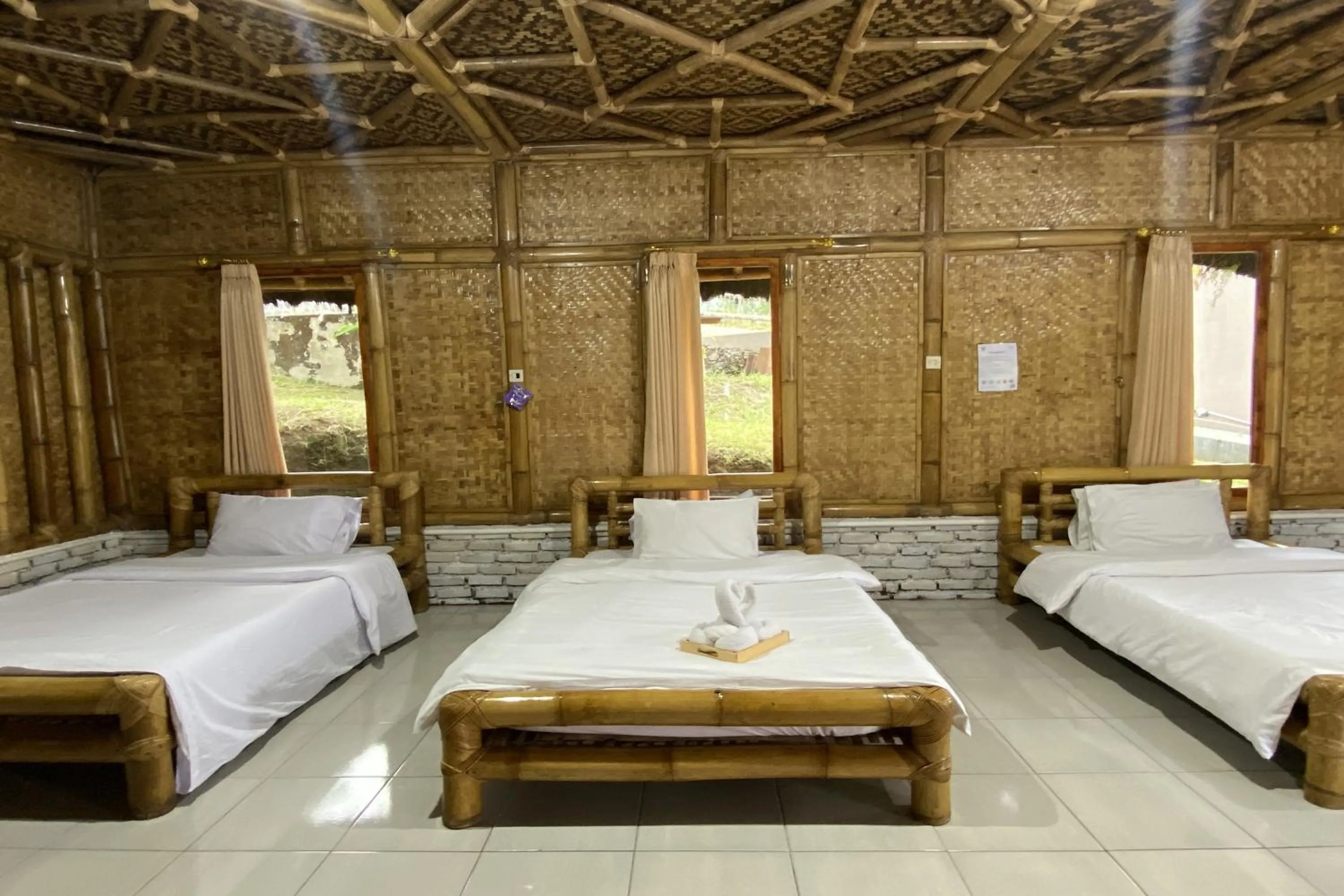 Bed in Puncak Darajat Highland