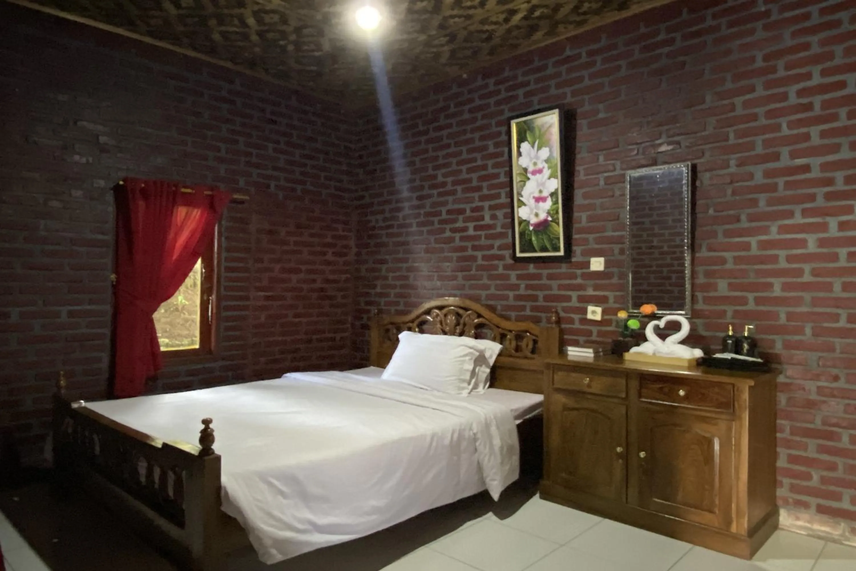 Bed in Puncak Darajat Highland