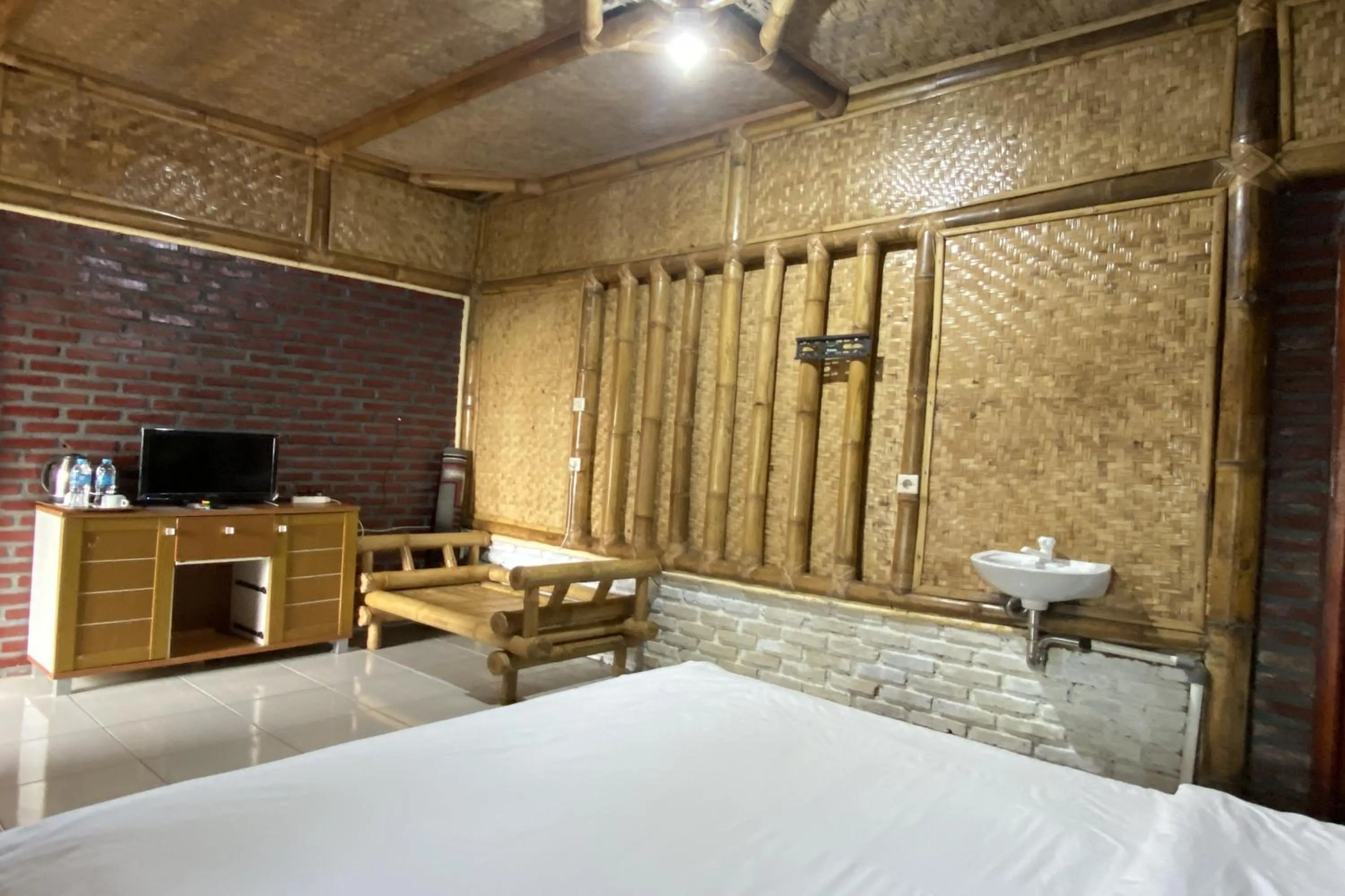 Bed in Puncak Darajat Highland