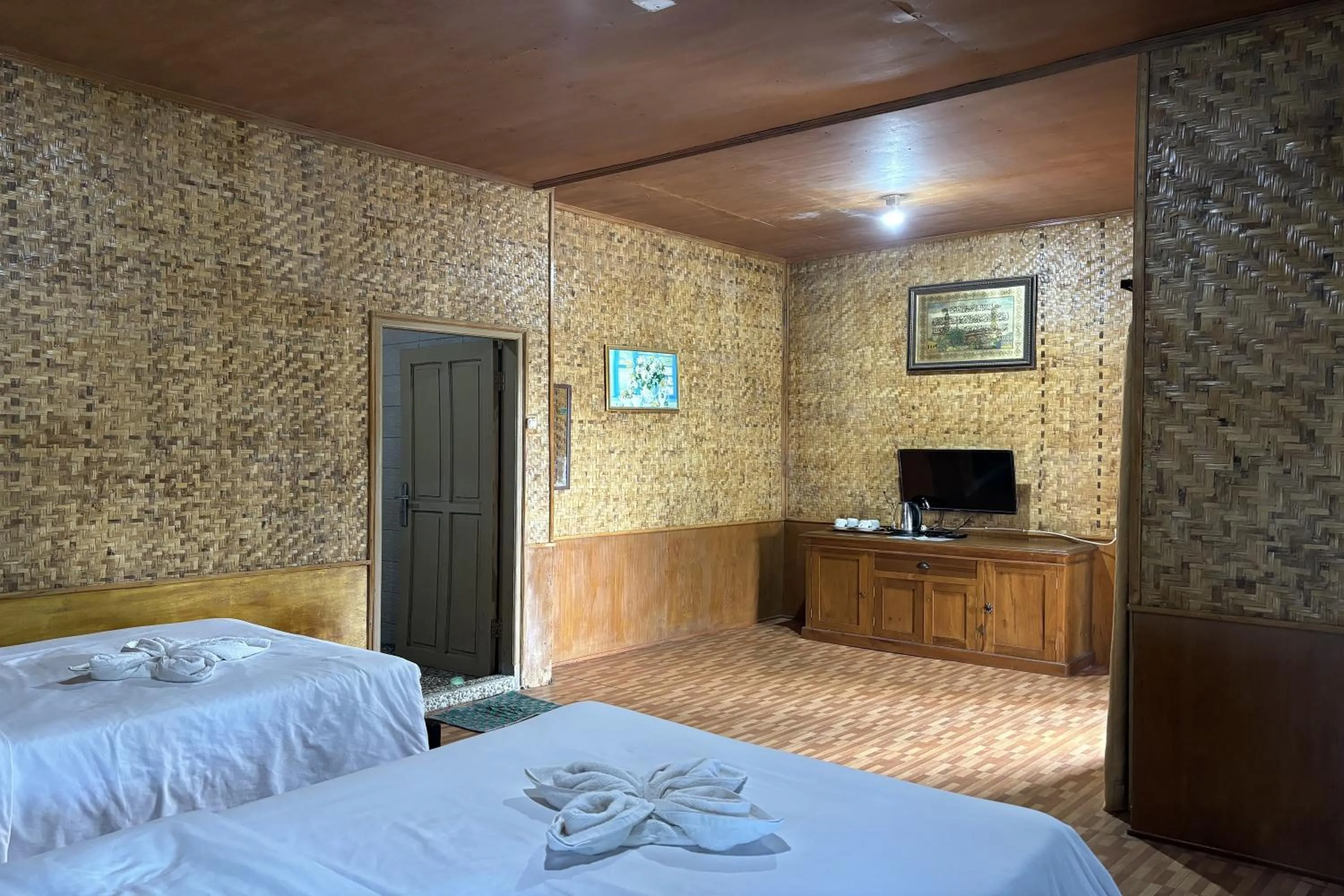 Bed in Puncak Darajat Highland