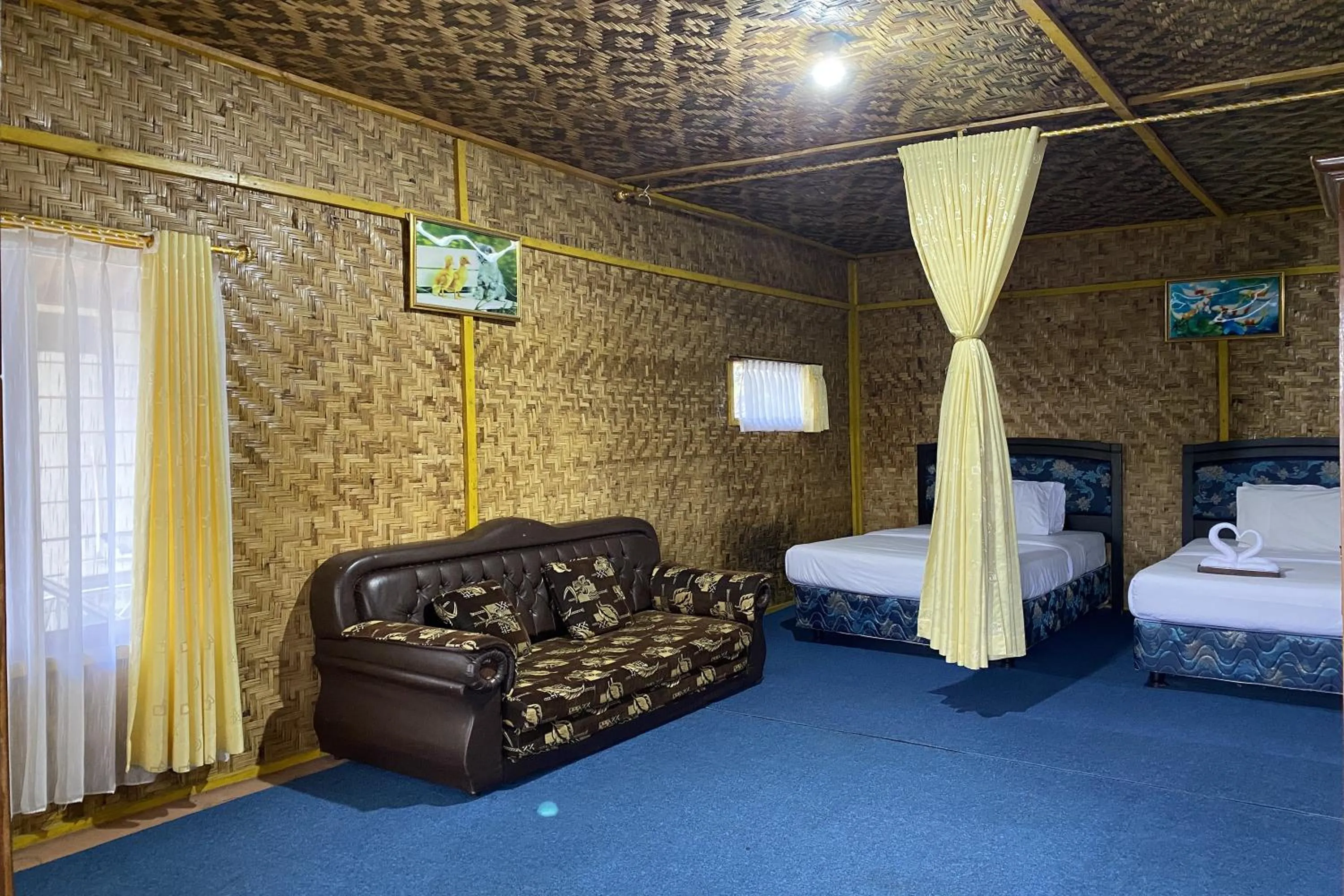 Bed in Puncak Darajat Highland