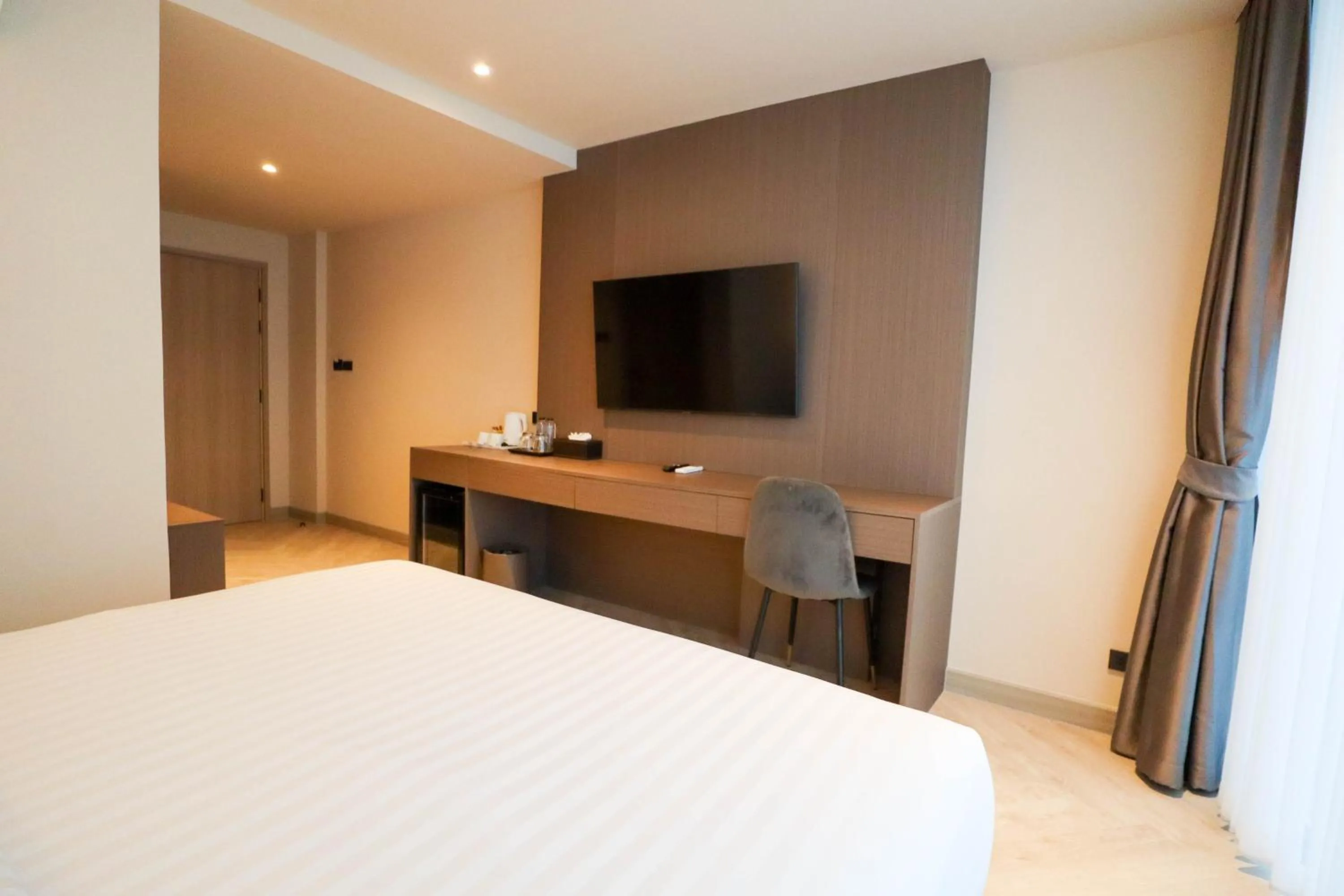 Bed in The One Cozy Living