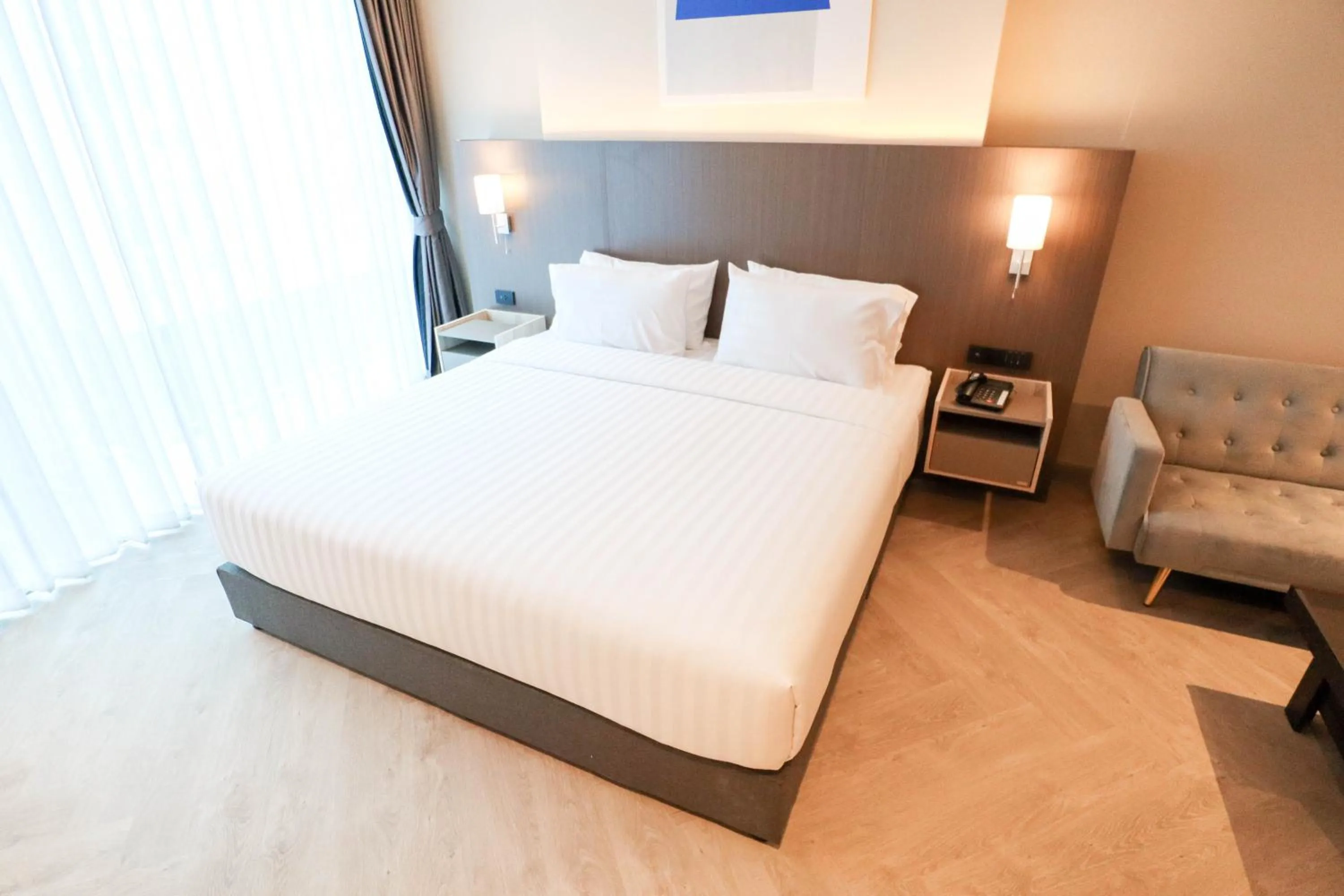 Bed in The One Cozy Living