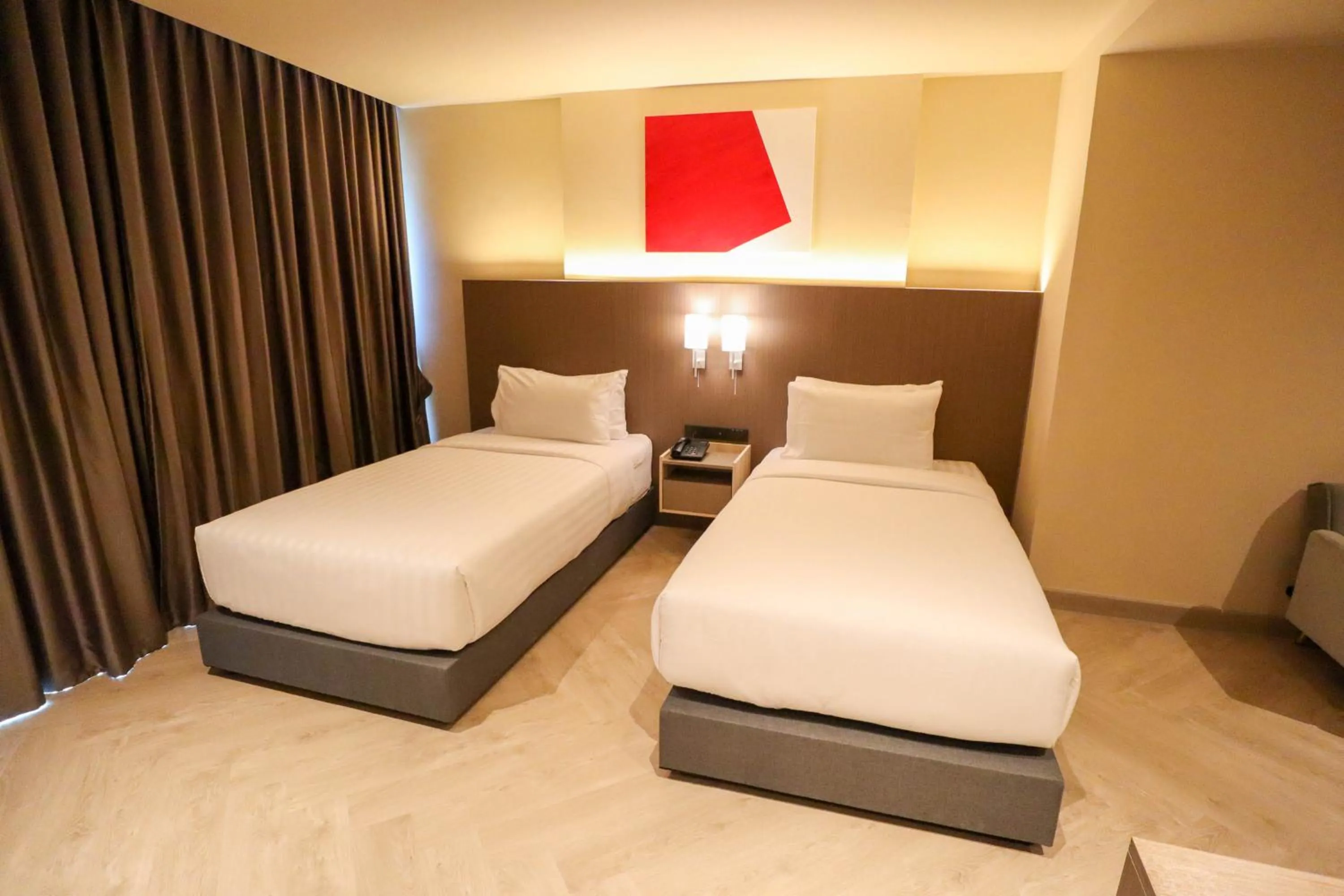 Bed in The One Cozy Living