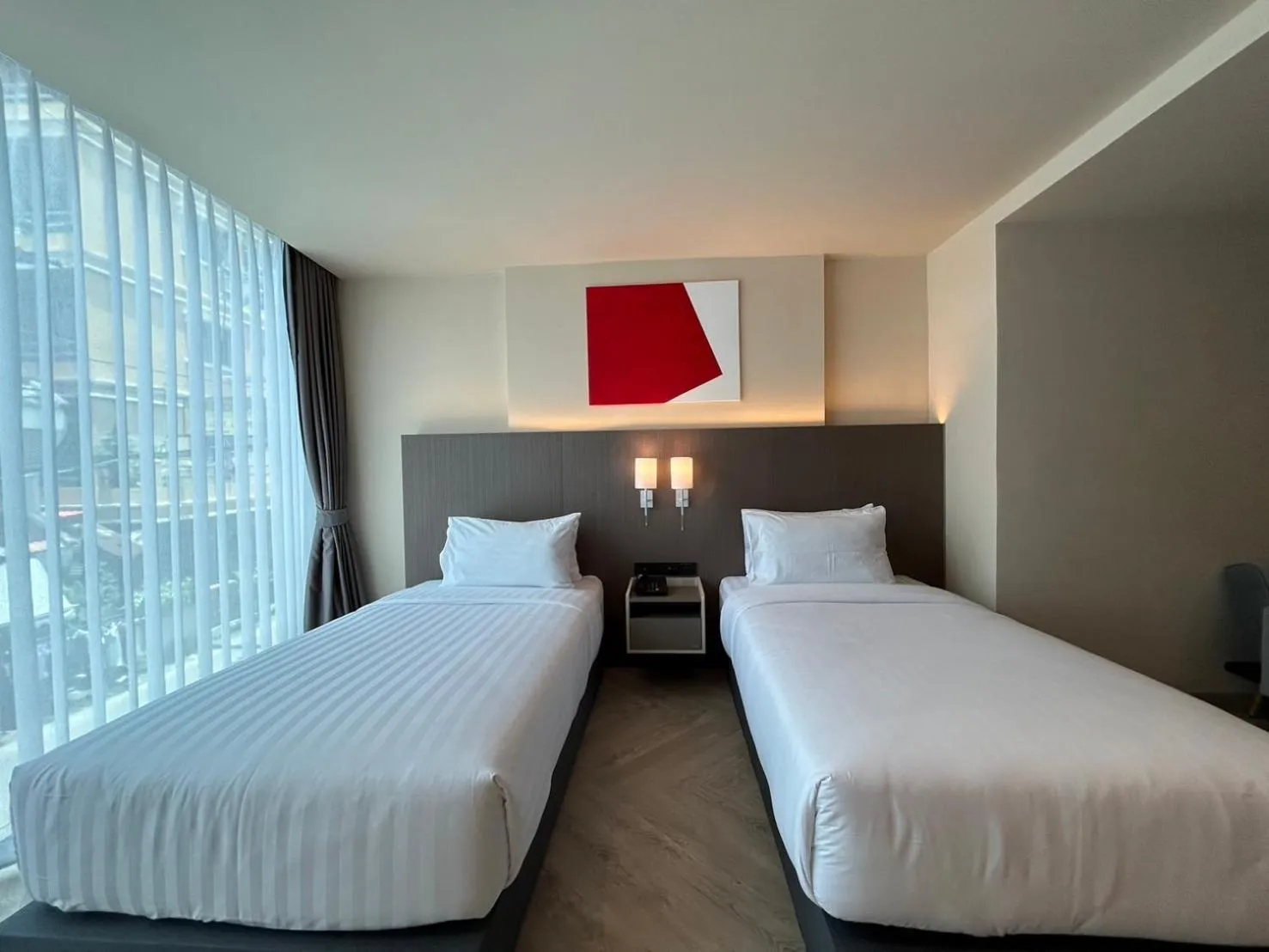 Bed in The One Cozy Living