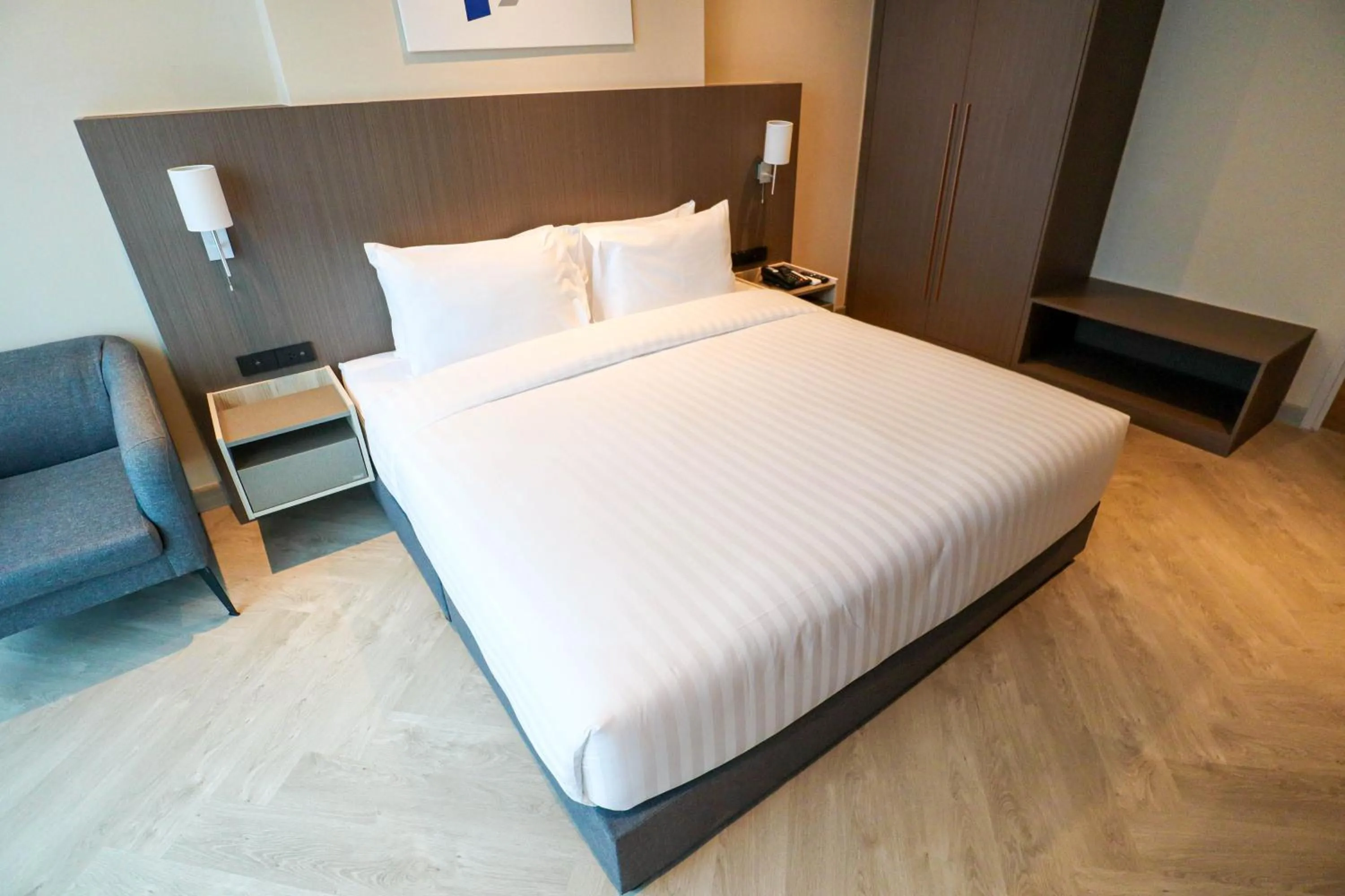 Bed in The One Cozy Living