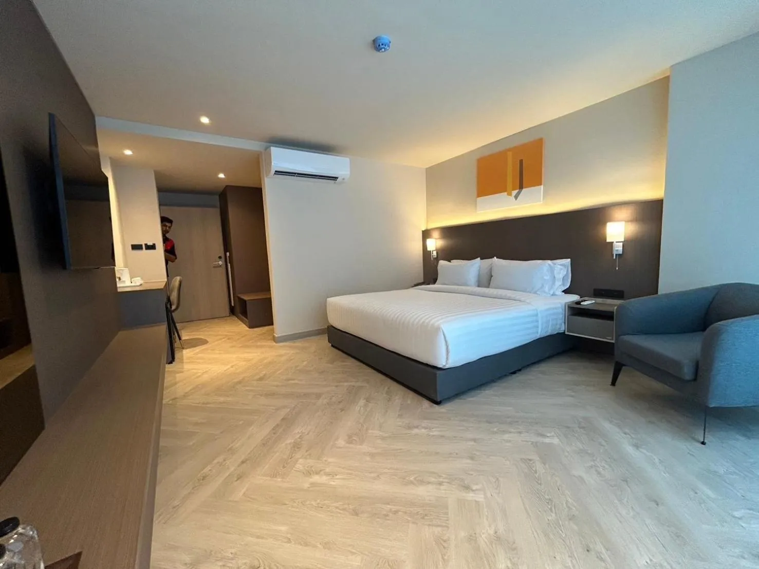 Bed in The One Cozy Living