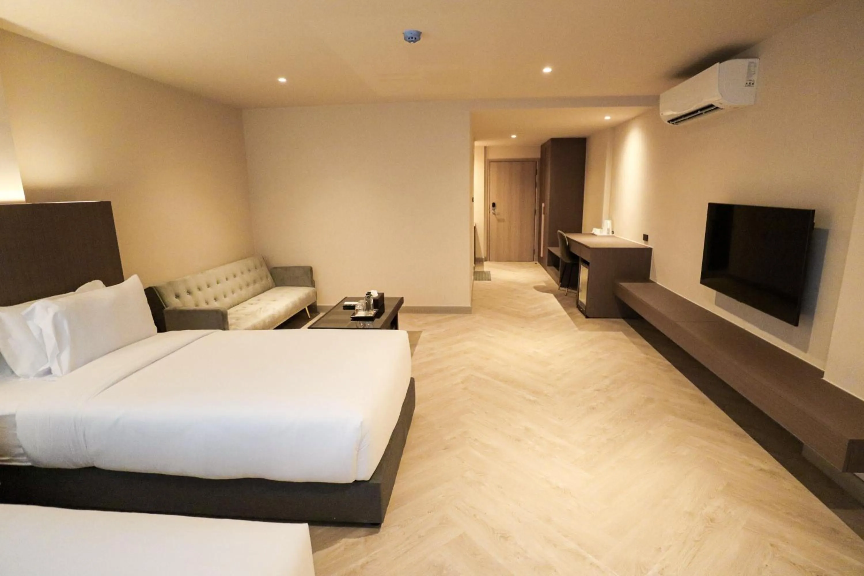 Bed in The One Cozy Living