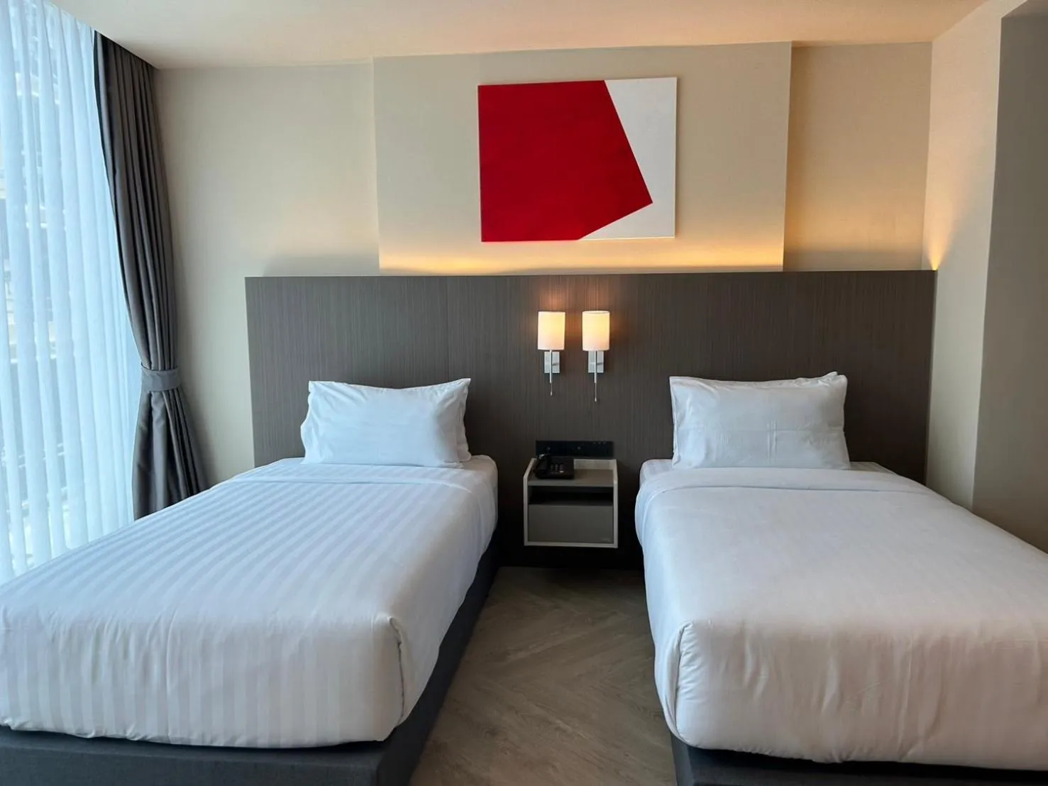 Bed in The One Cozy Living