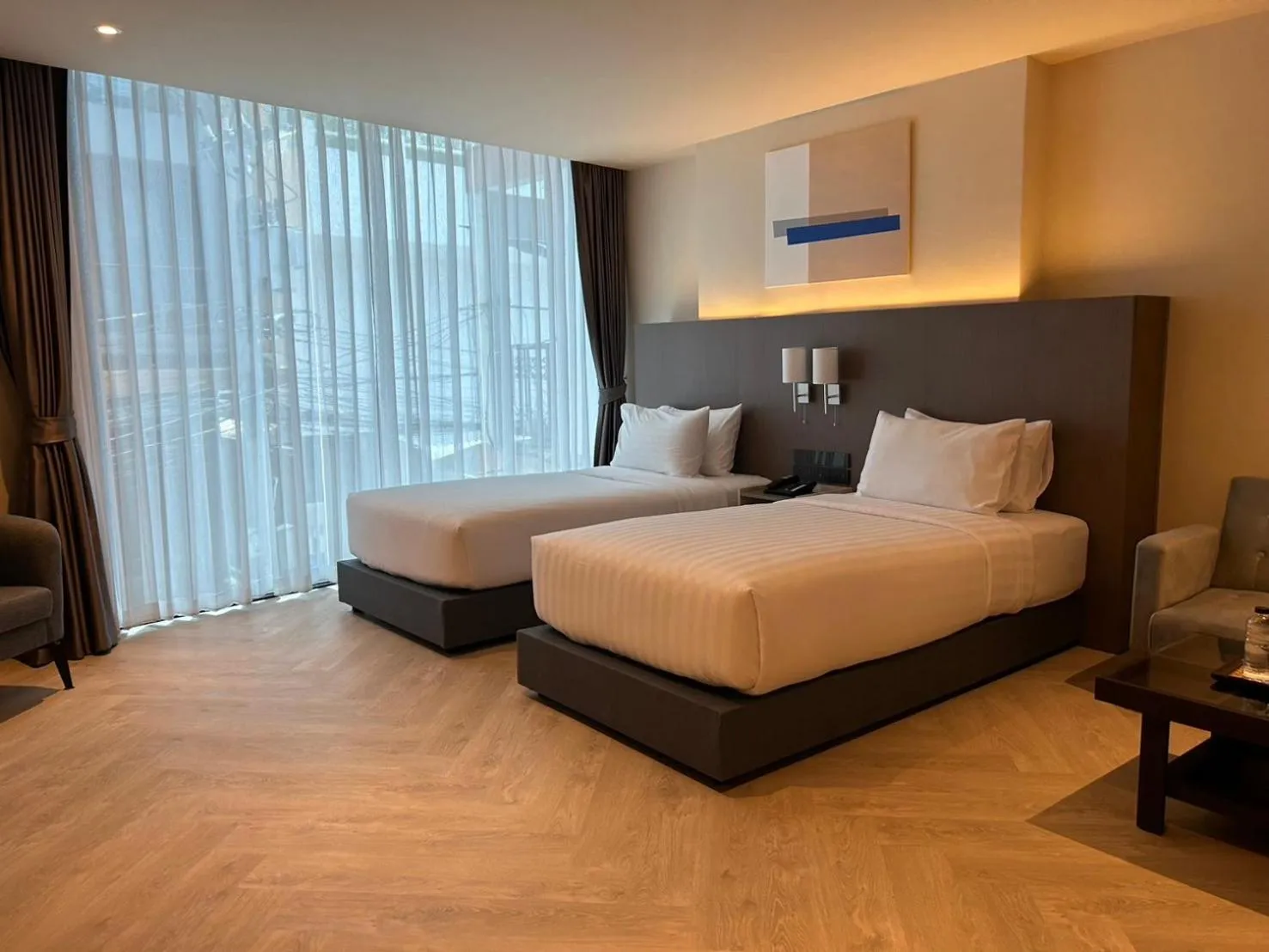 Bed in The One Cozy Living