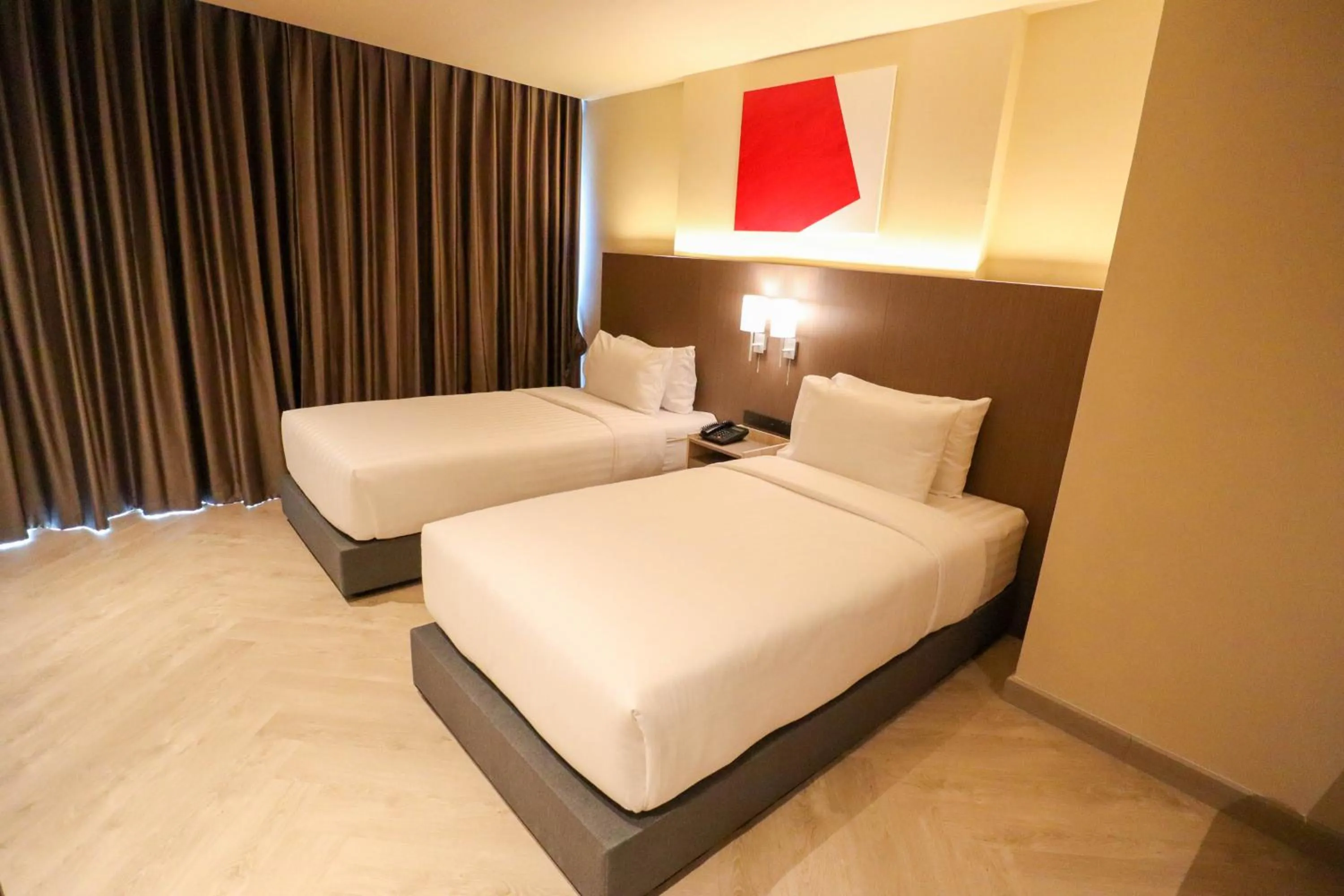 Bed in The One Cozy Living