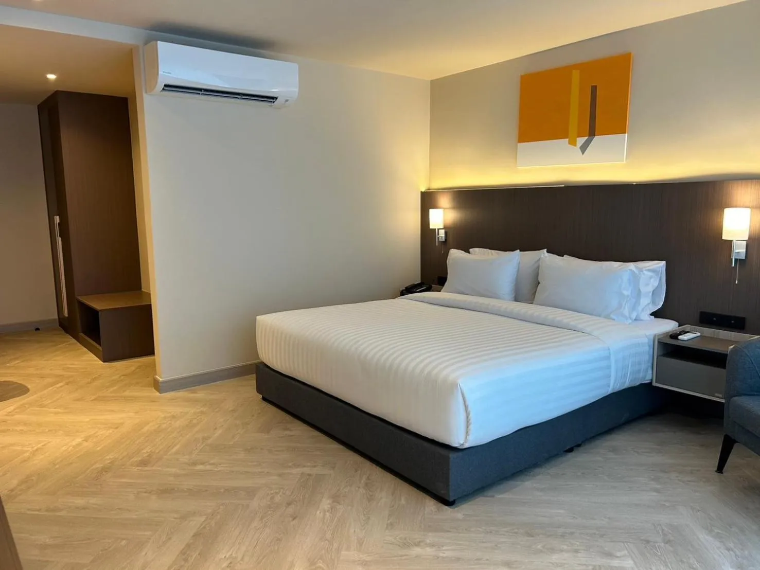 Bed in The One Cozy Living