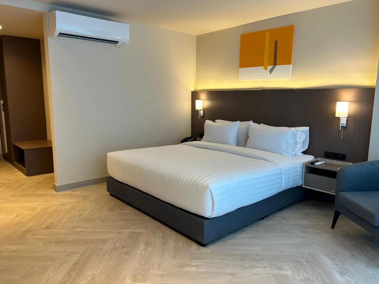 Bed in The One Cozy Living