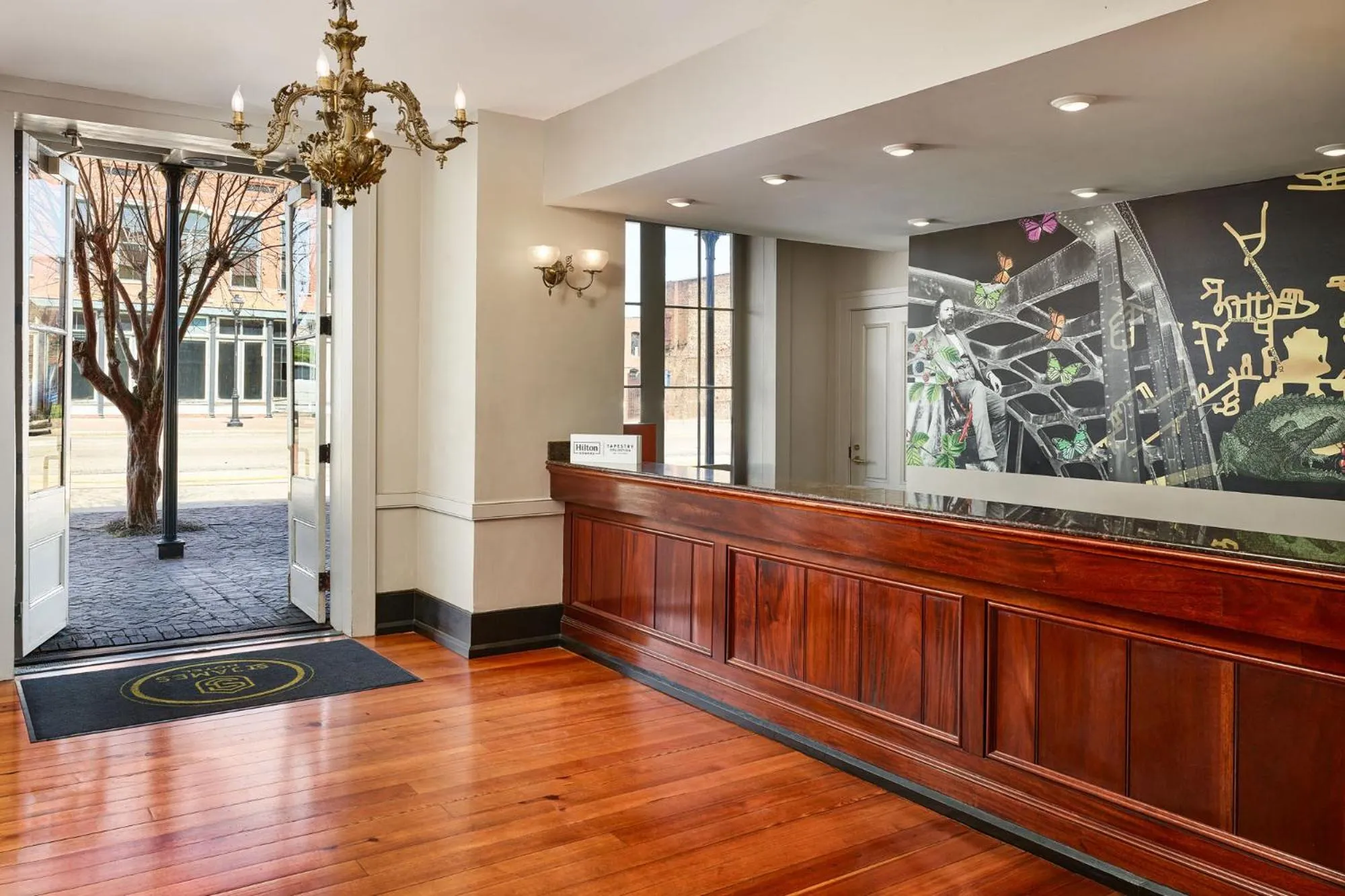 Lobby or reception in St James Hotel Selma