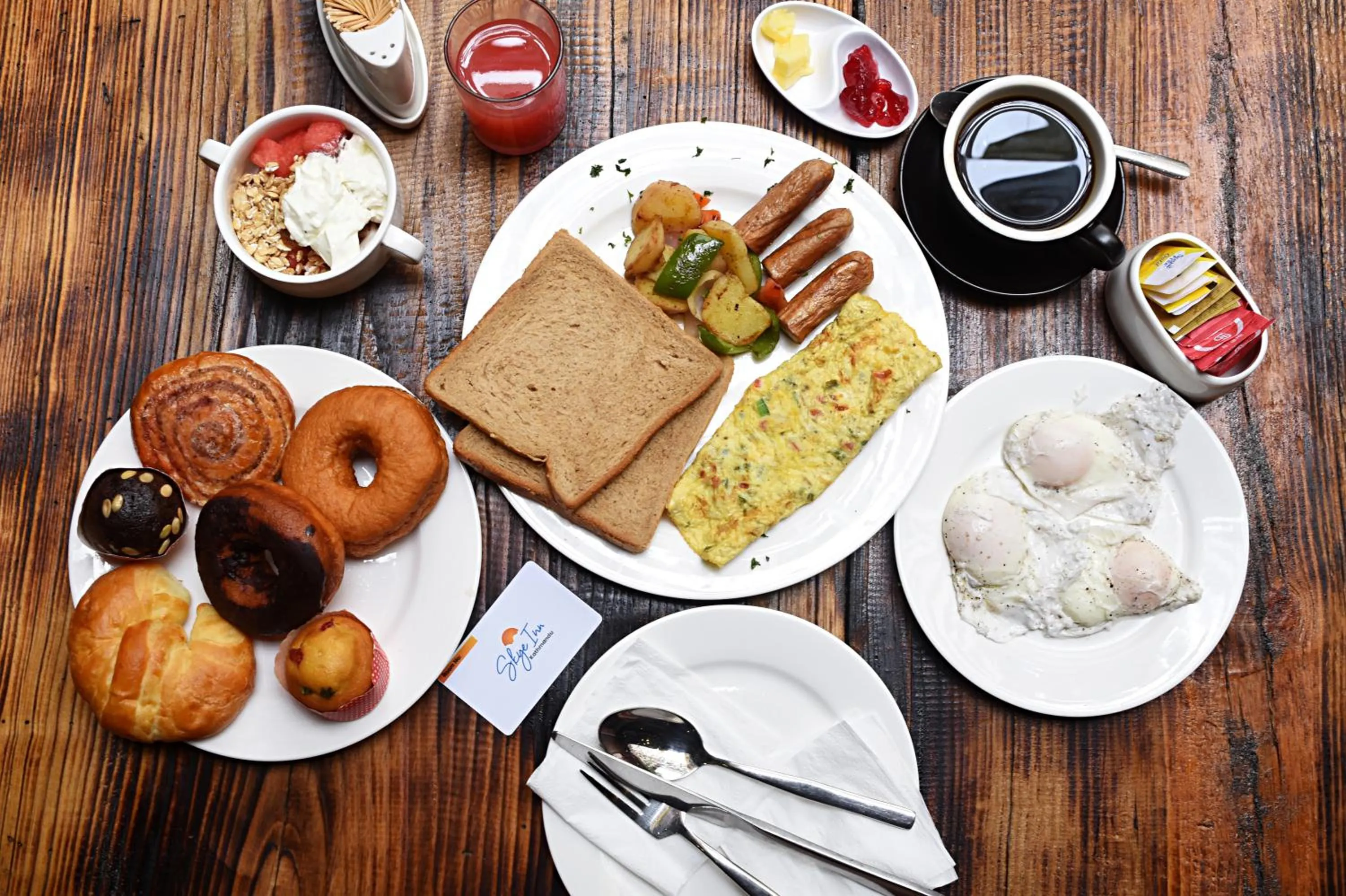 Breakfast in Skye Inn Kathmandu
