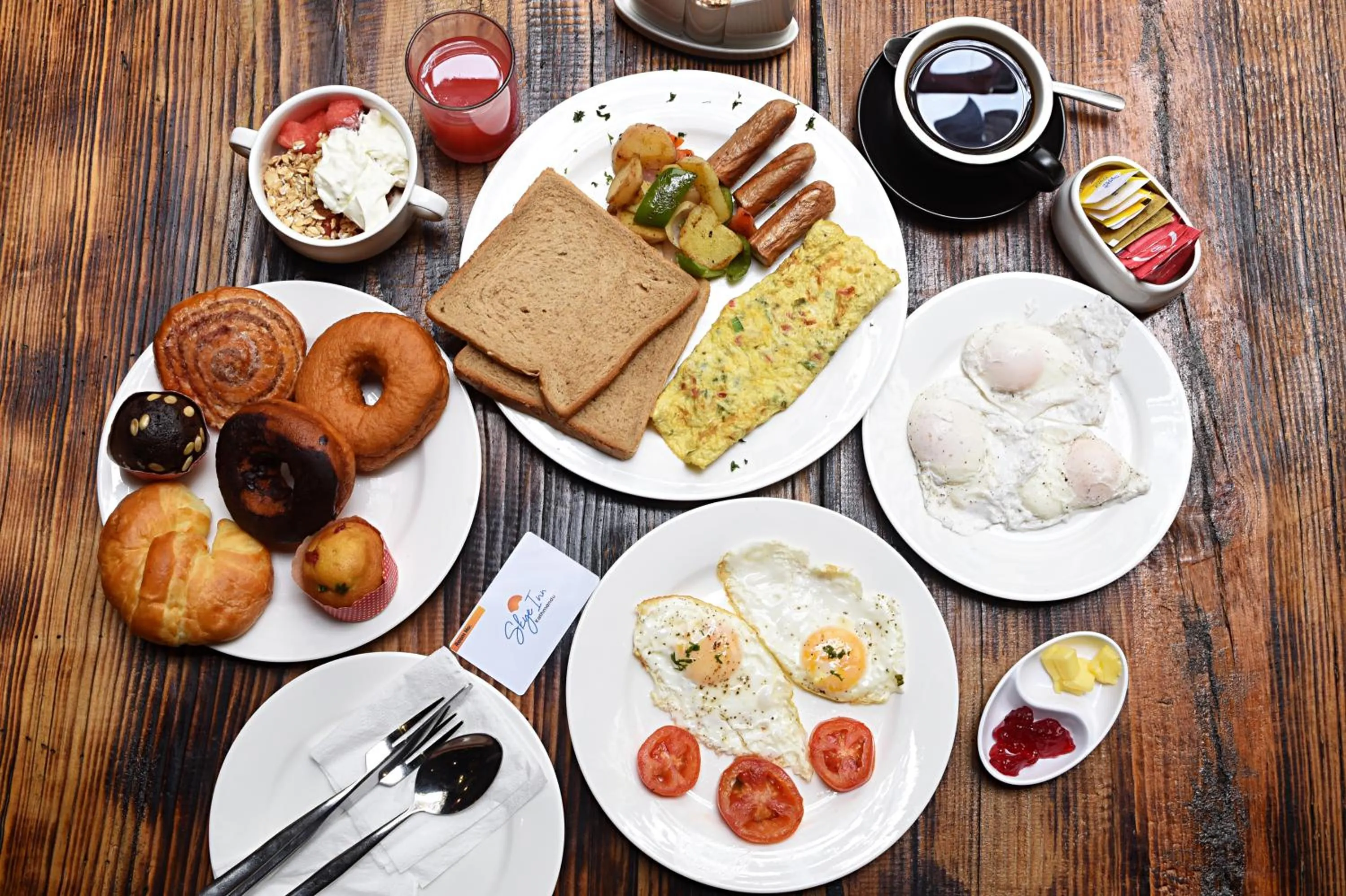 Breakfast in Skye Inn Kathmandu