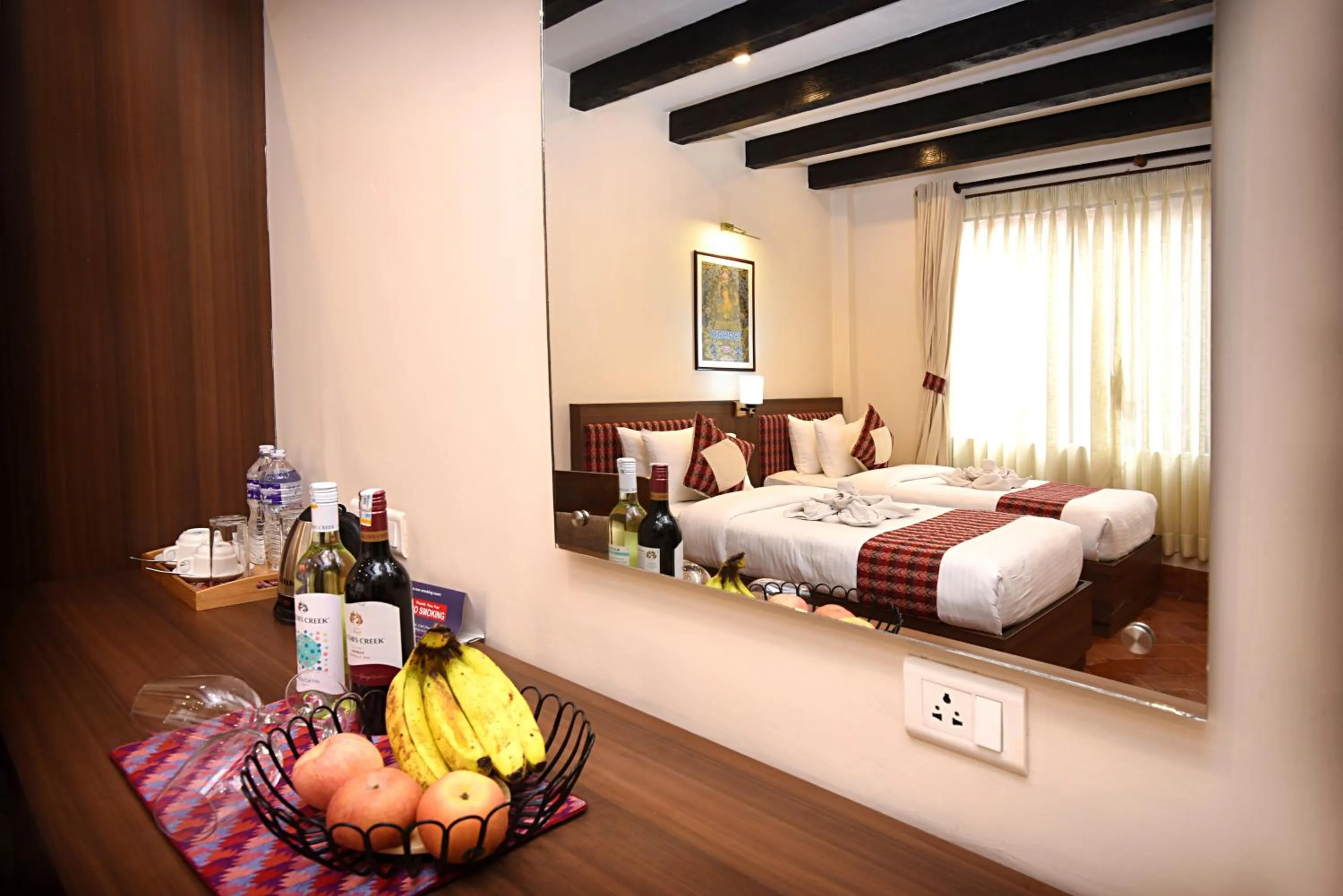 Bedroom, Bed in Skye Inn Kathmandu