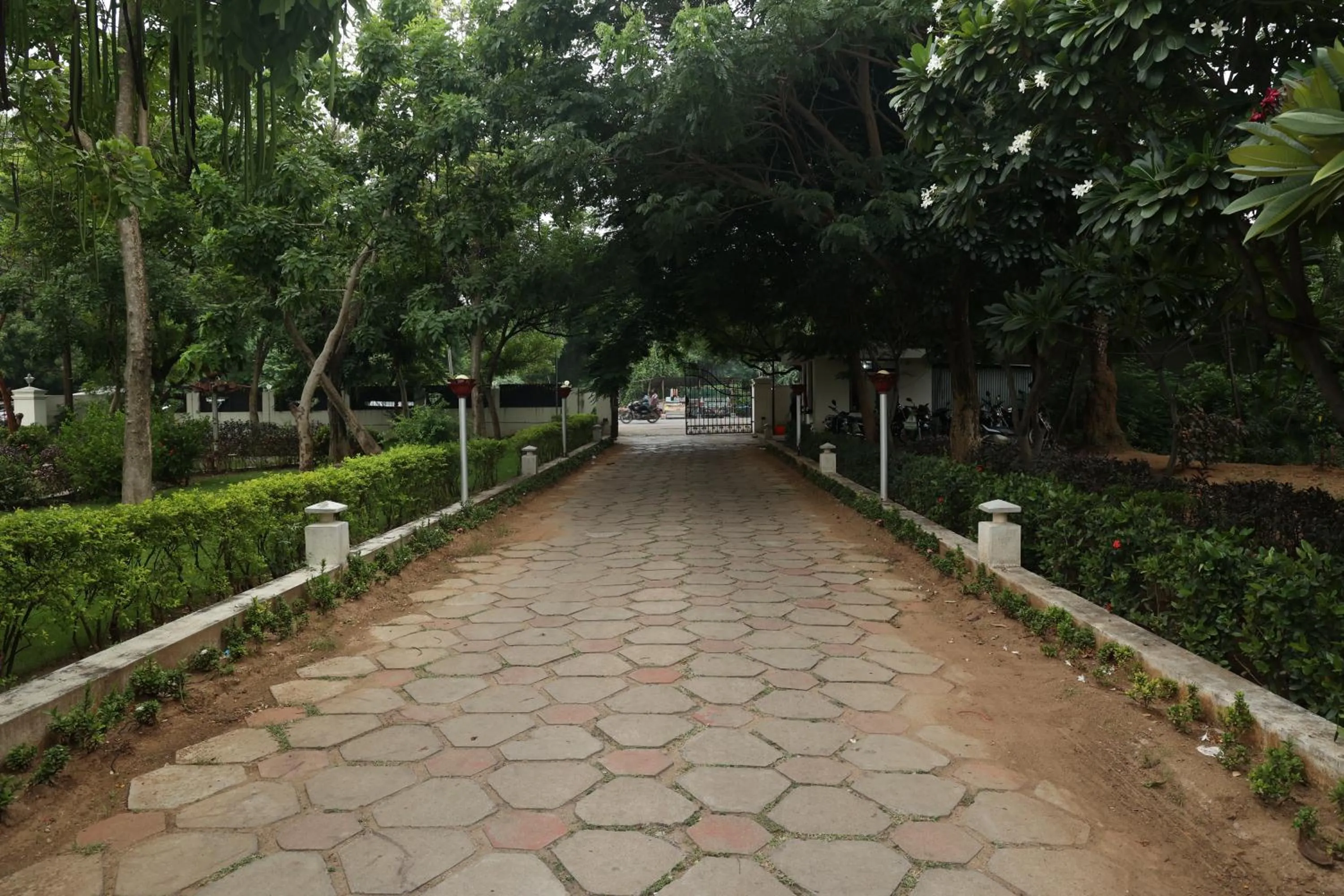 Garden view in Sri Kamalanivas