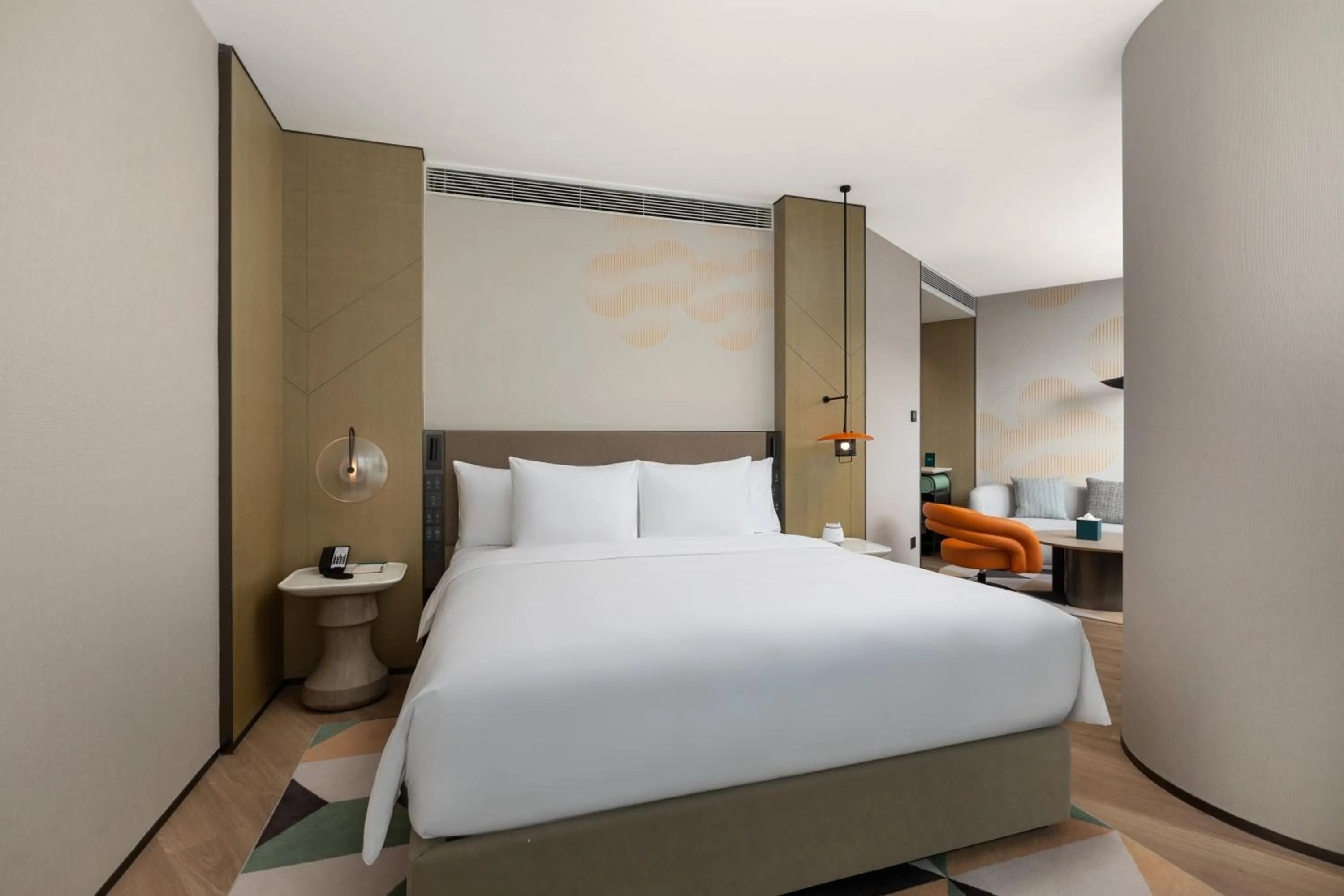 Bedroom, Bed in EVEN Hotel Shanghai Hongqiao CBD by IHG