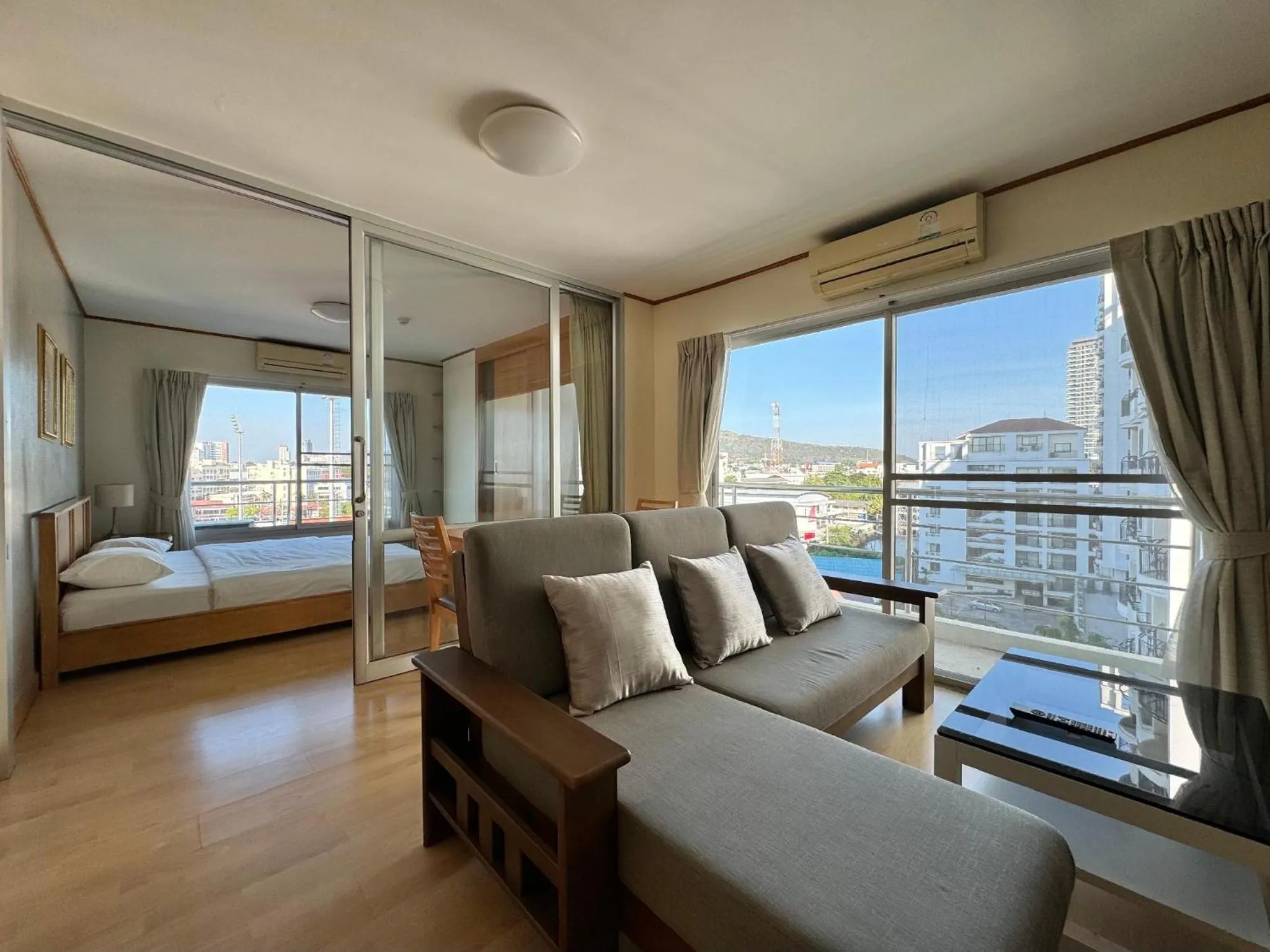 Bed in Sriracha Avenue Serviced Apartment