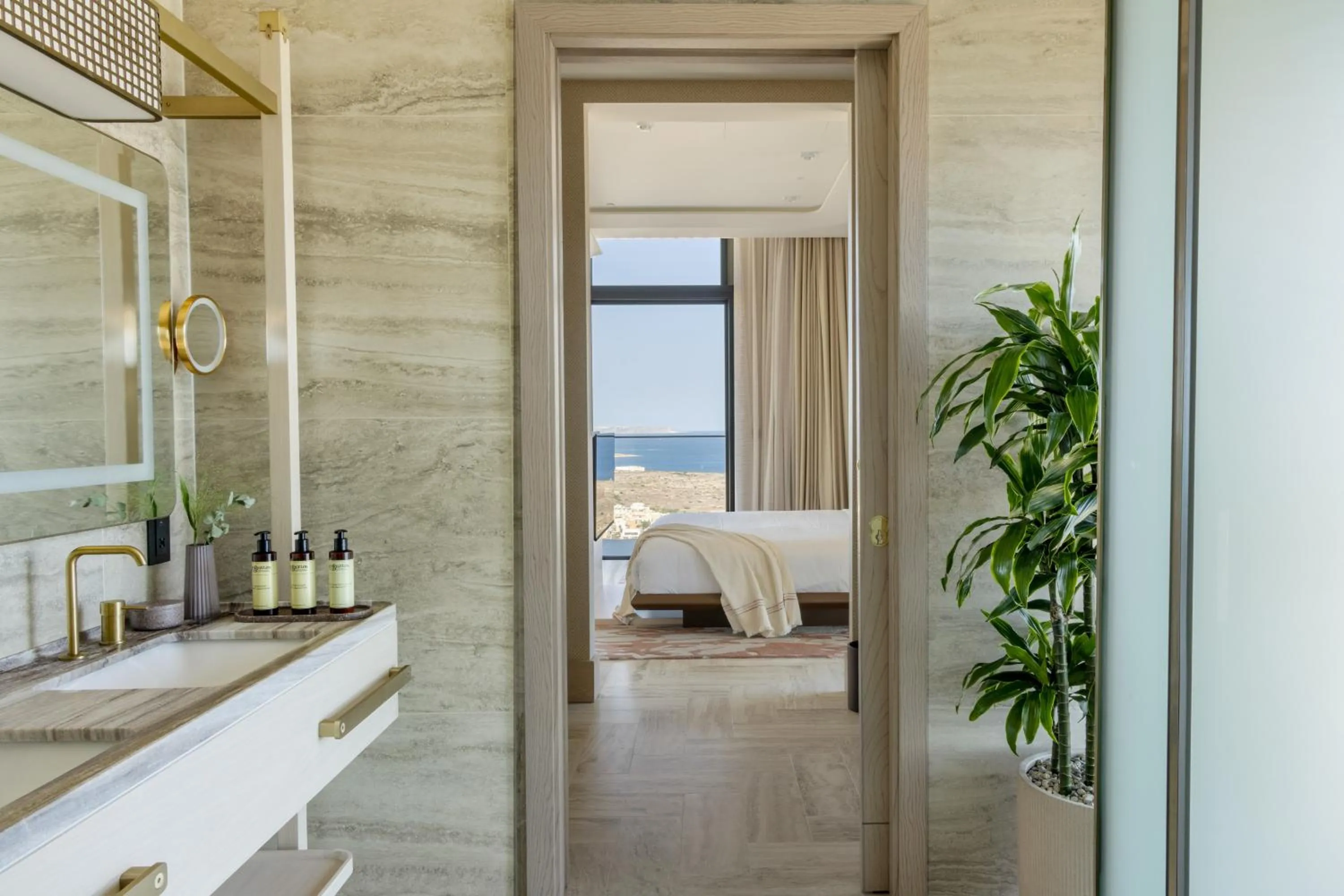 Bathroom in ME Malta by Meliá