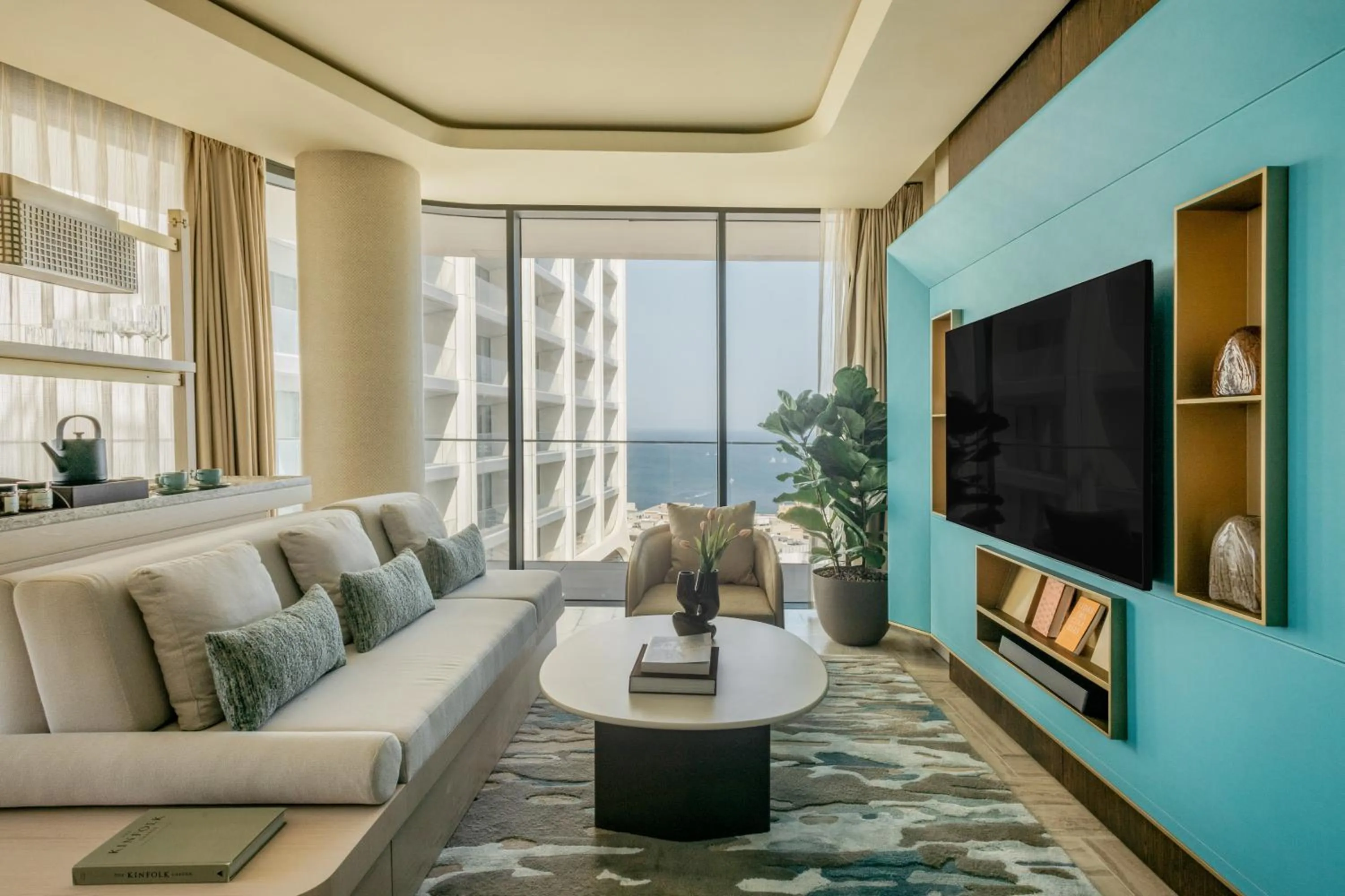 Living room in ME Malta by Meliá