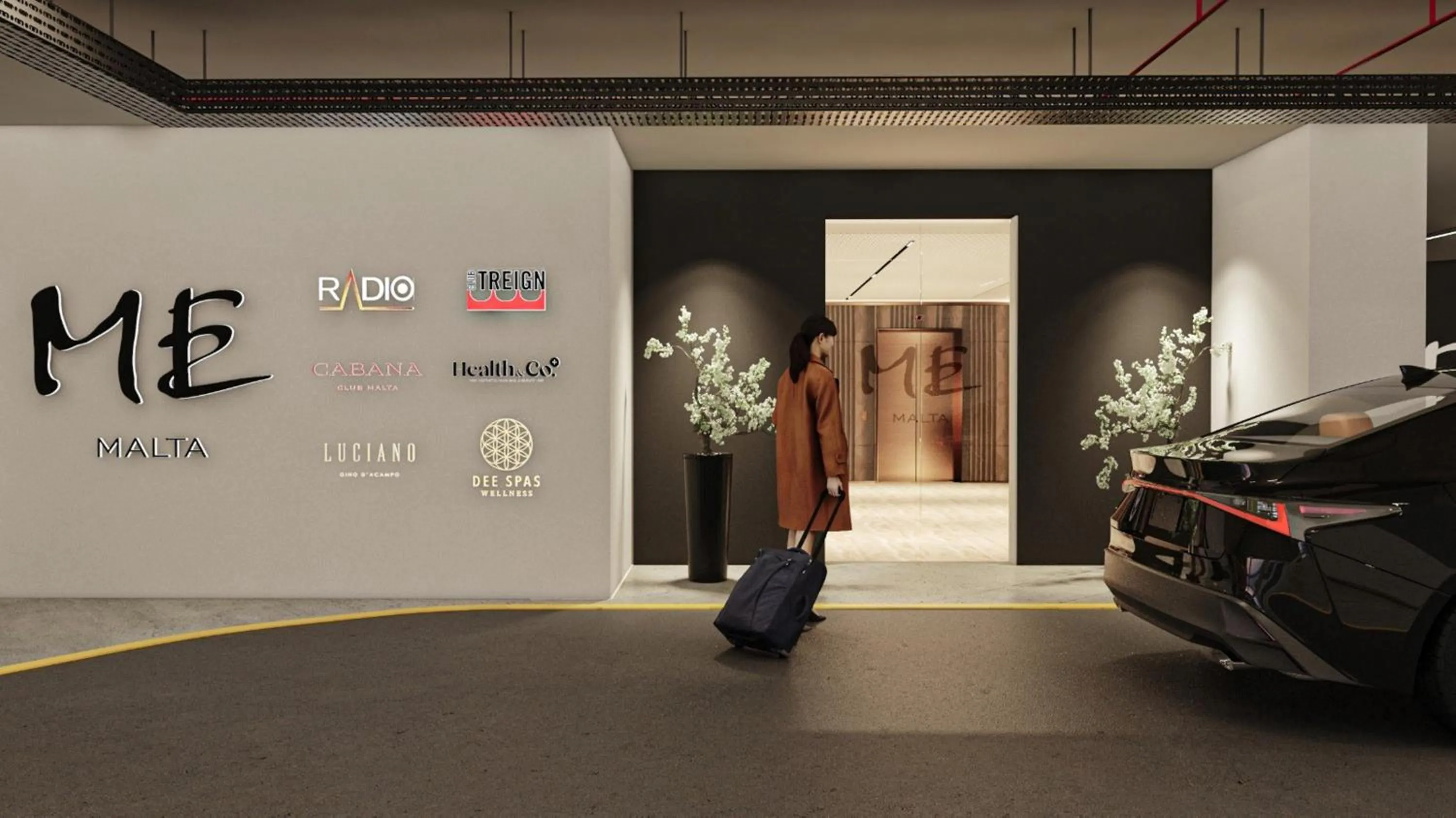 Parking in ME Malta by Meliá