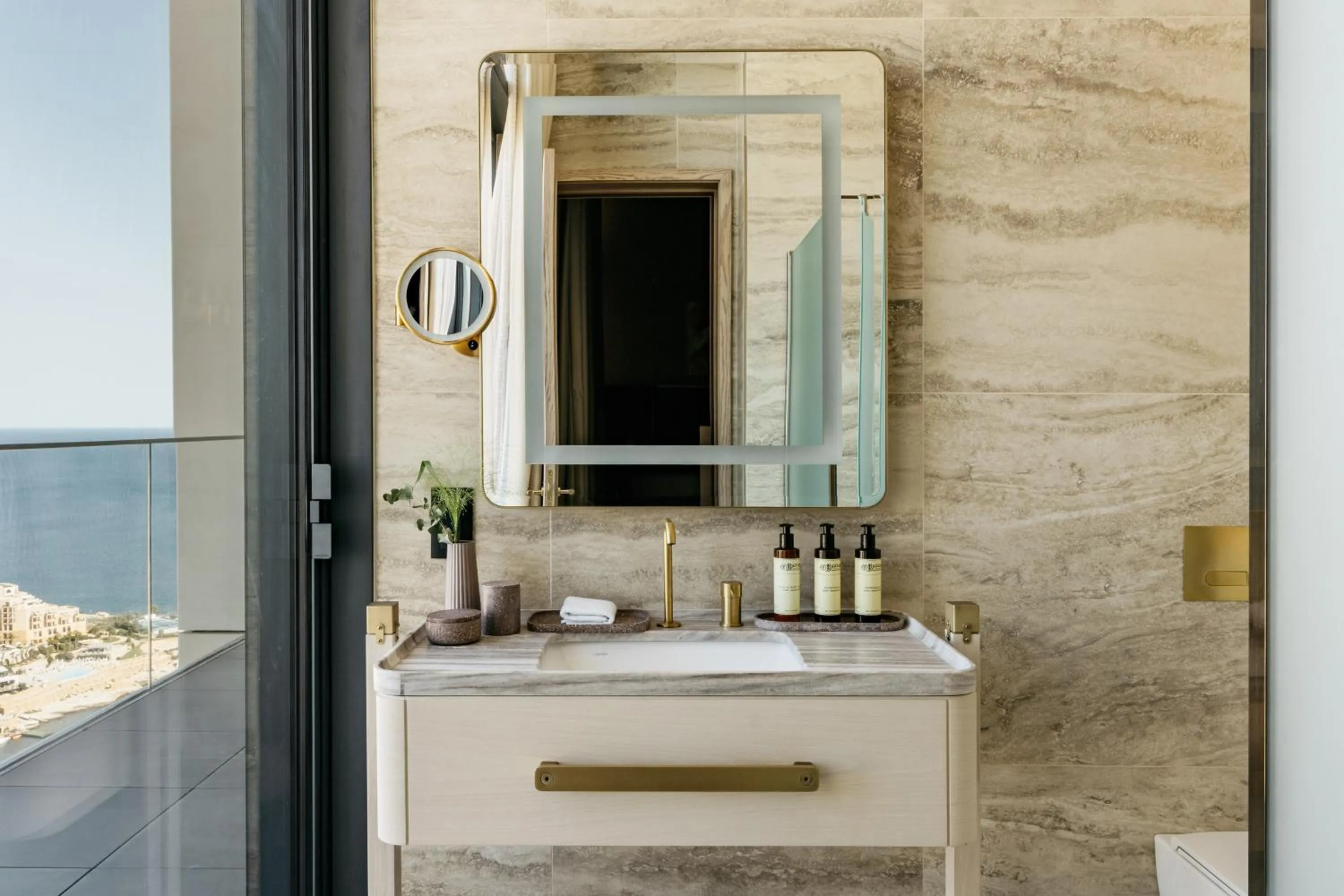 Bathroom in ME Malta by Meliá