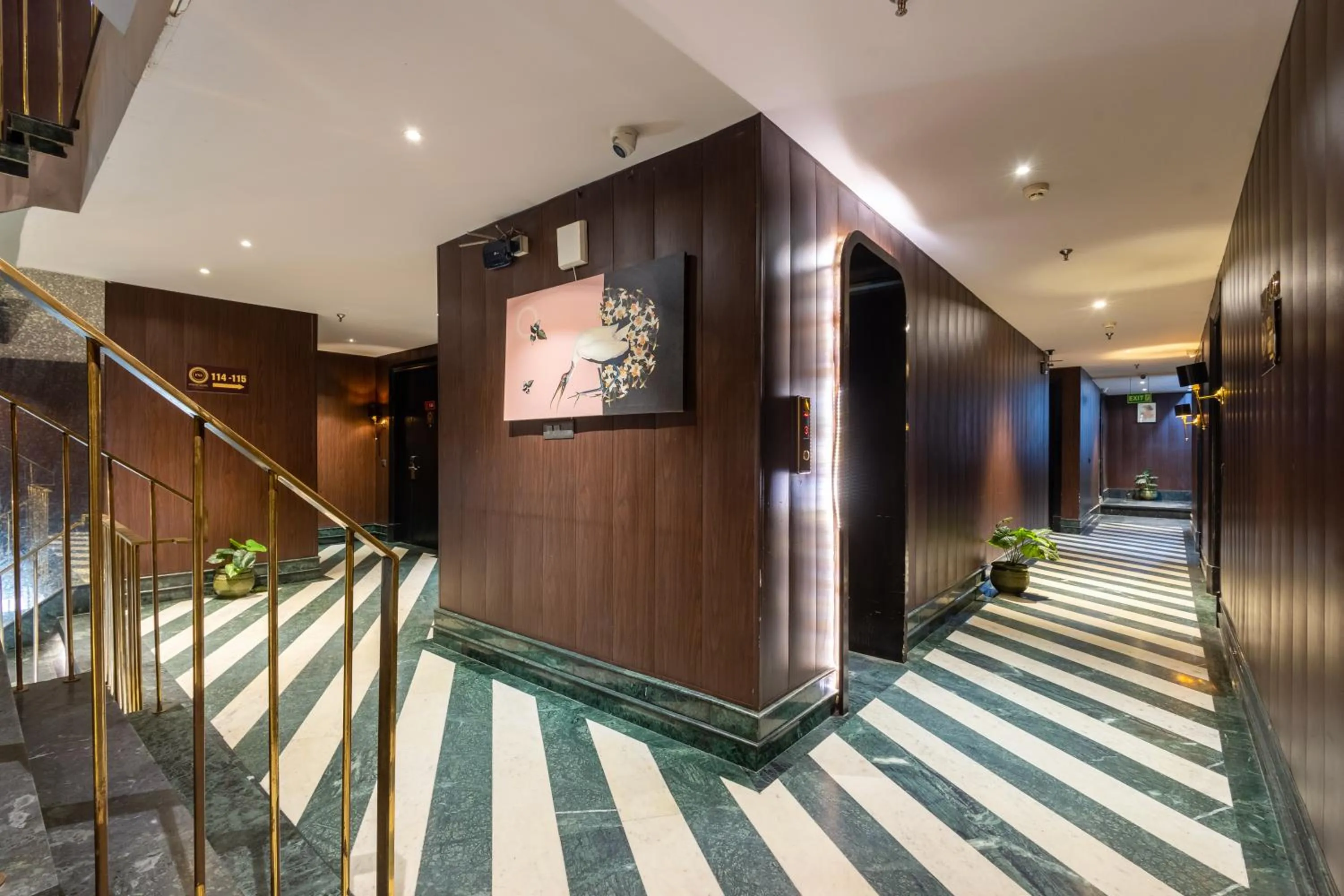 Floor plan in Foxoso Hotel Delhi Airport