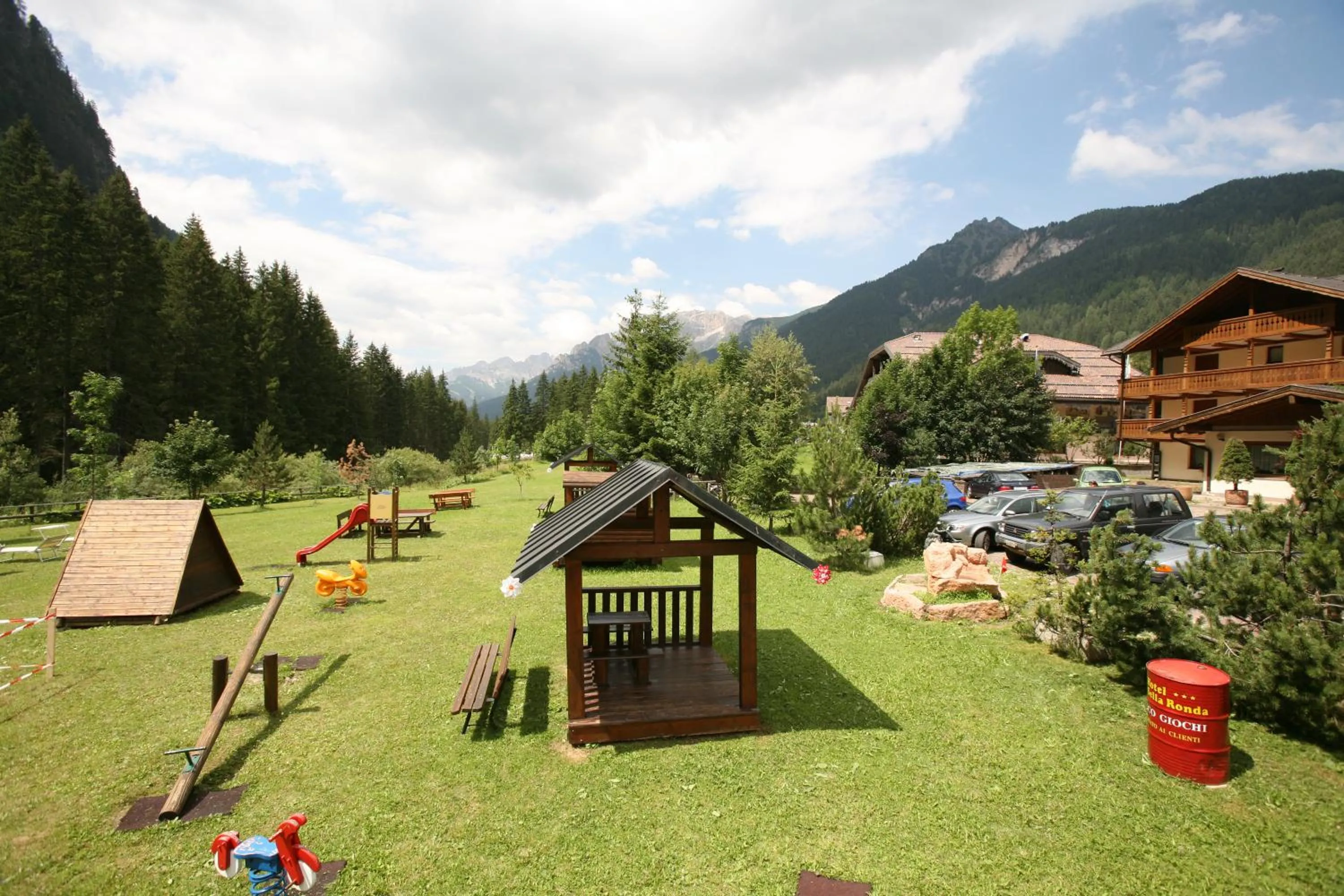 Children play ground in Hotel Sella Ronda Serenella