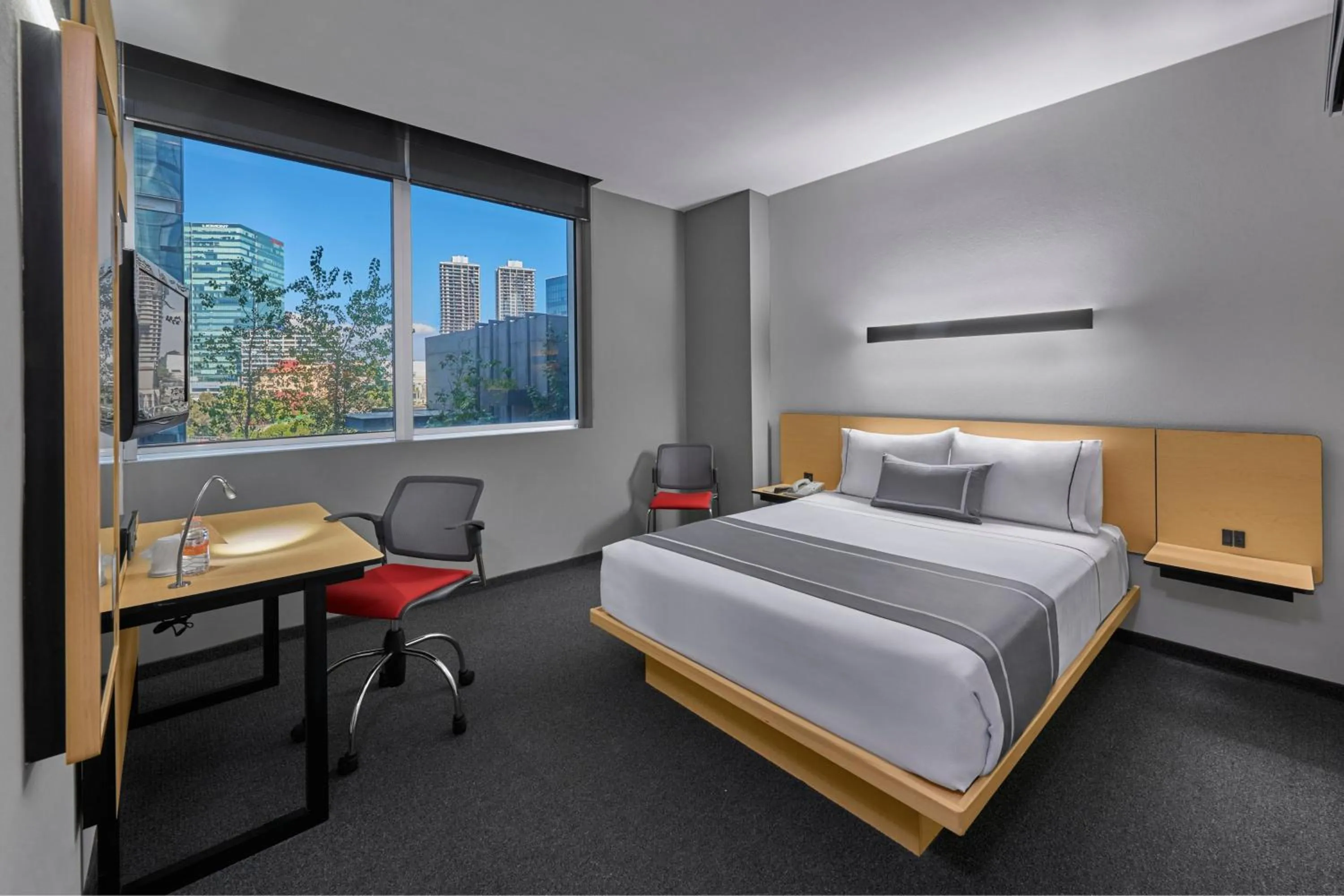 Bedroom, Bed in City Express Plus by Marriott Monterrey Nuevo Sur