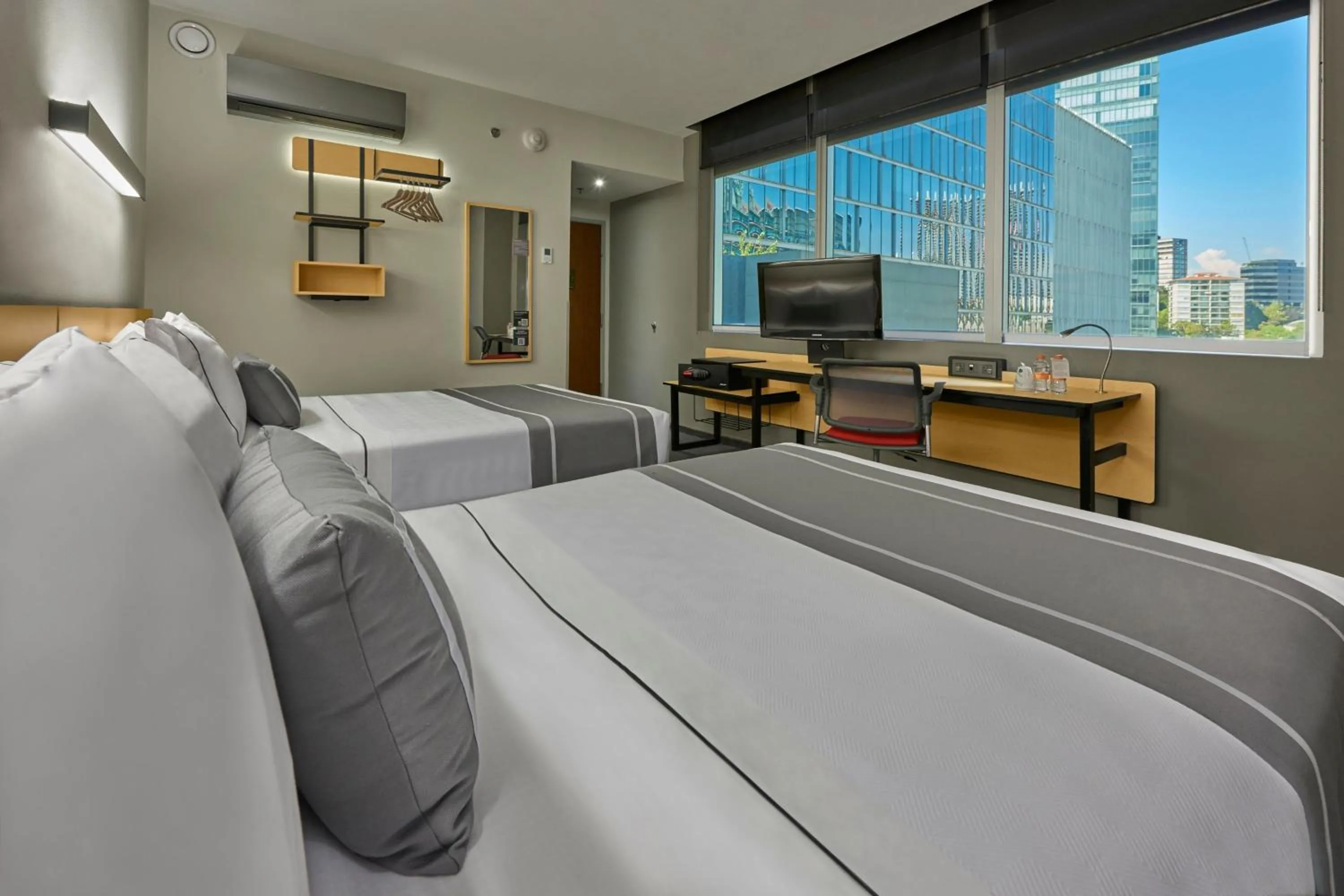 Bedroom, Bed in City Express Plus by Marriott Monterrey Nuevo Sur