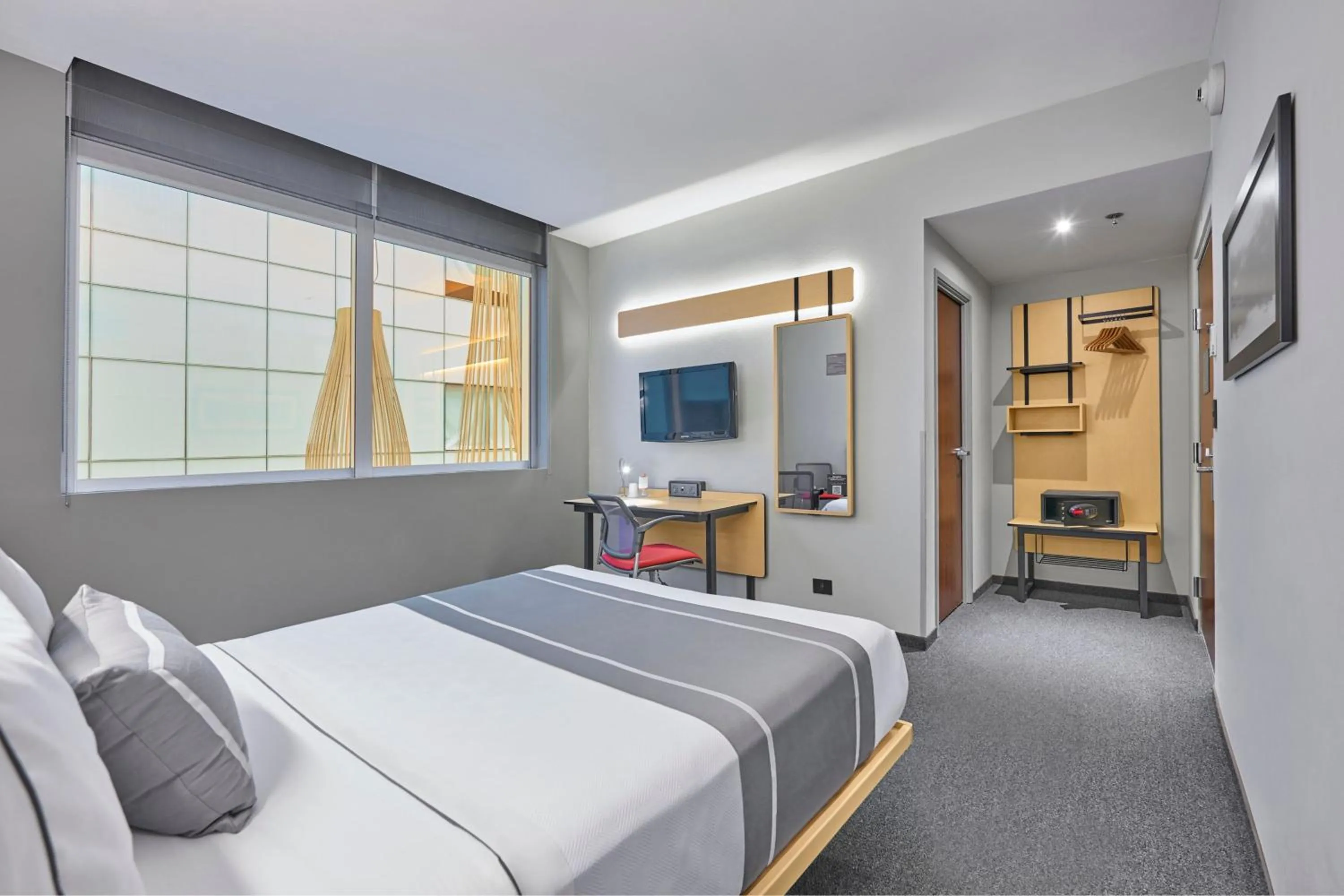 Bedroom, Bed in City Express Plus by Marriott Monterrey Nuevo Sur