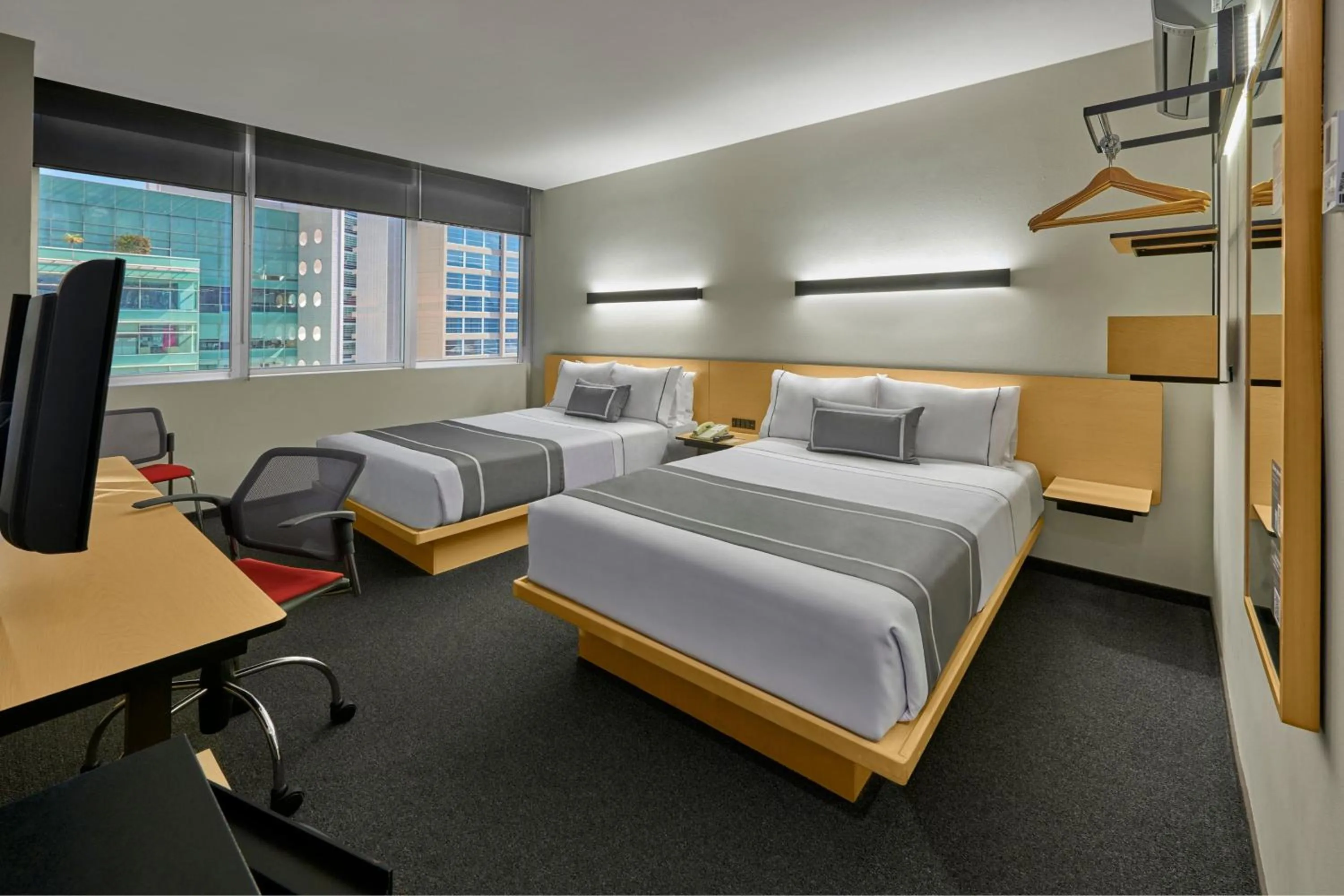 Bedroom, Bed in City Express Plus by Marriott Monterrey Nuevo Sur