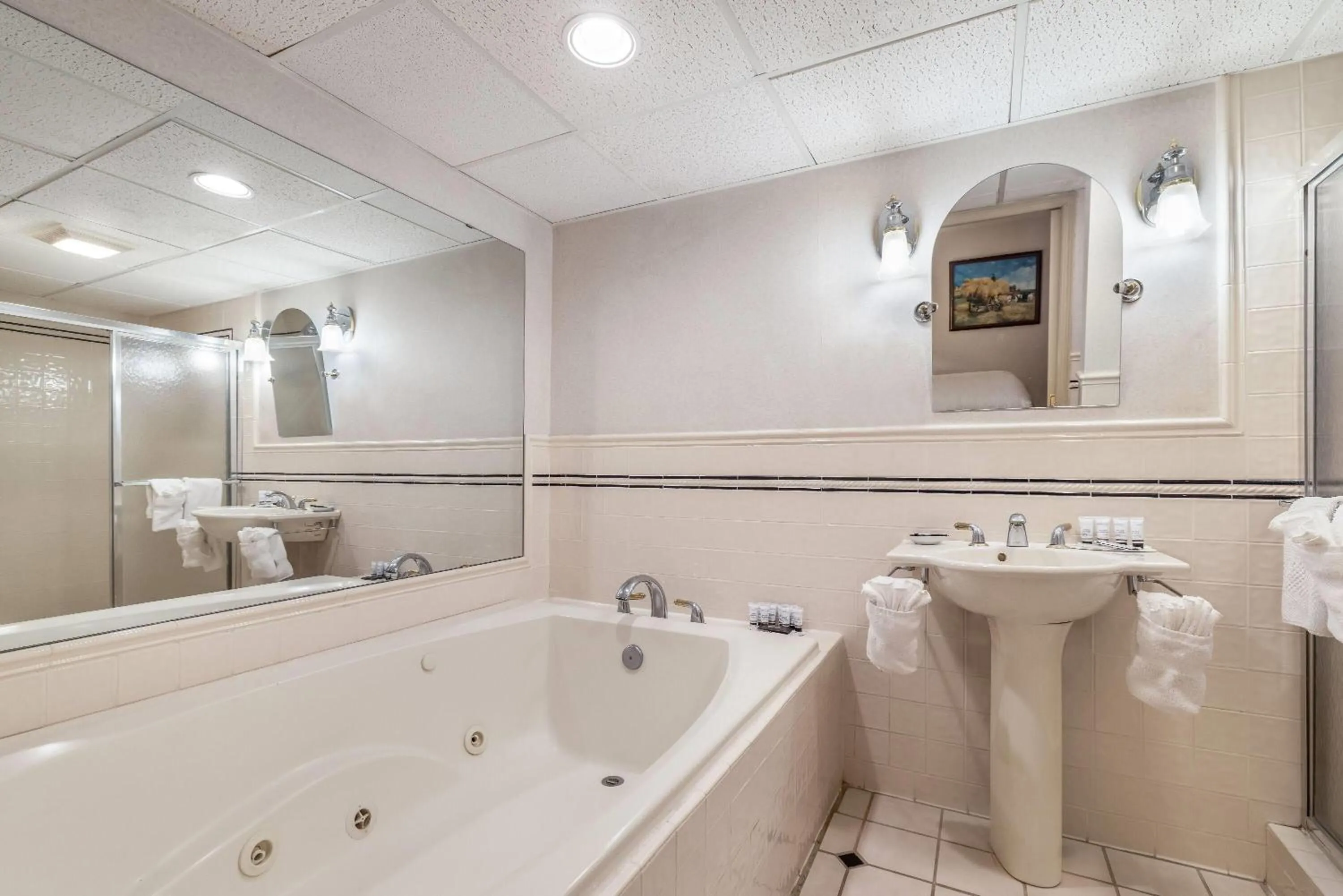 Bathroom in Ramada by Wyndham State College Hotel & Conference Center