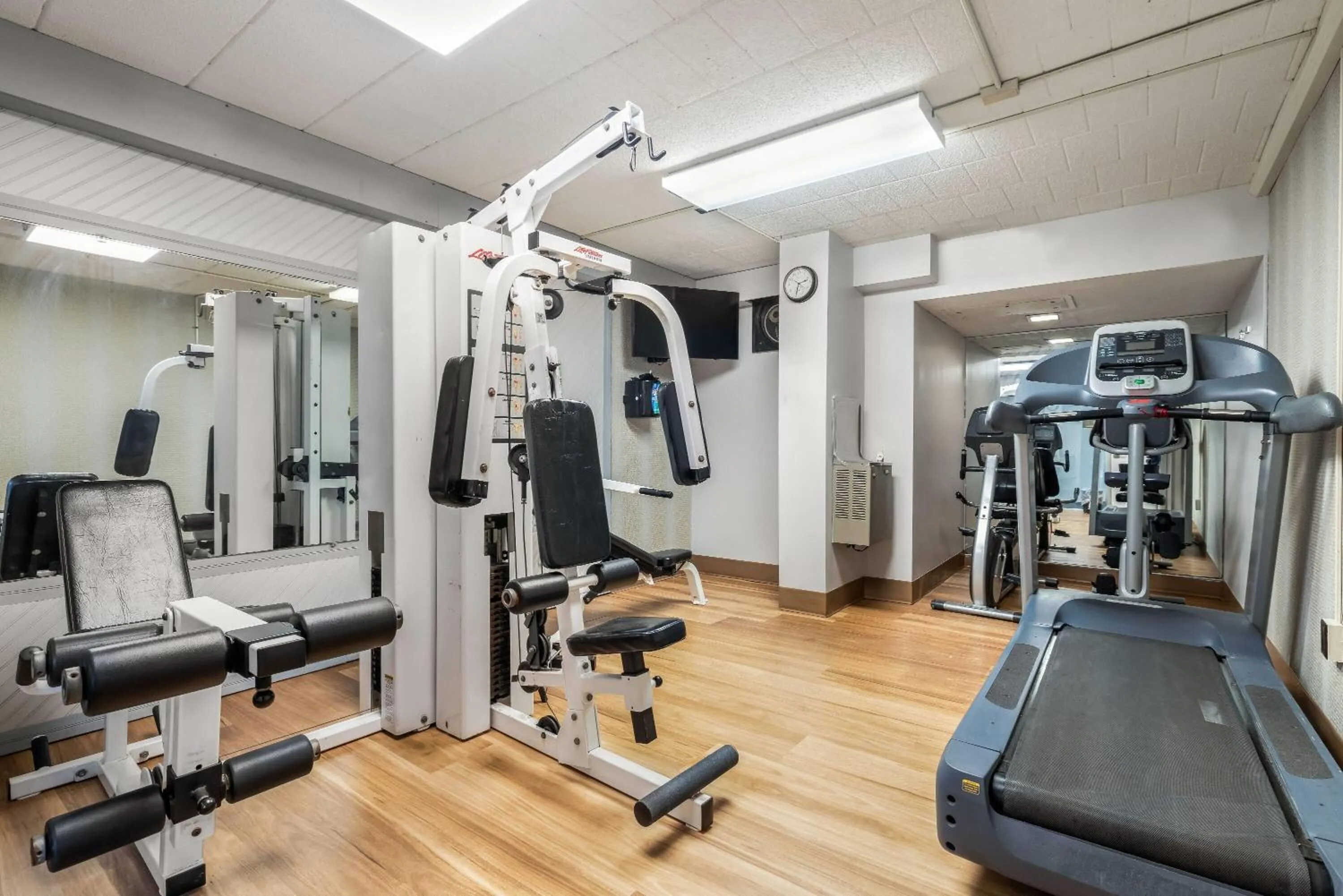Fitness centre/facilities in Ramada by Wyndham State College Hotel & Conference Center