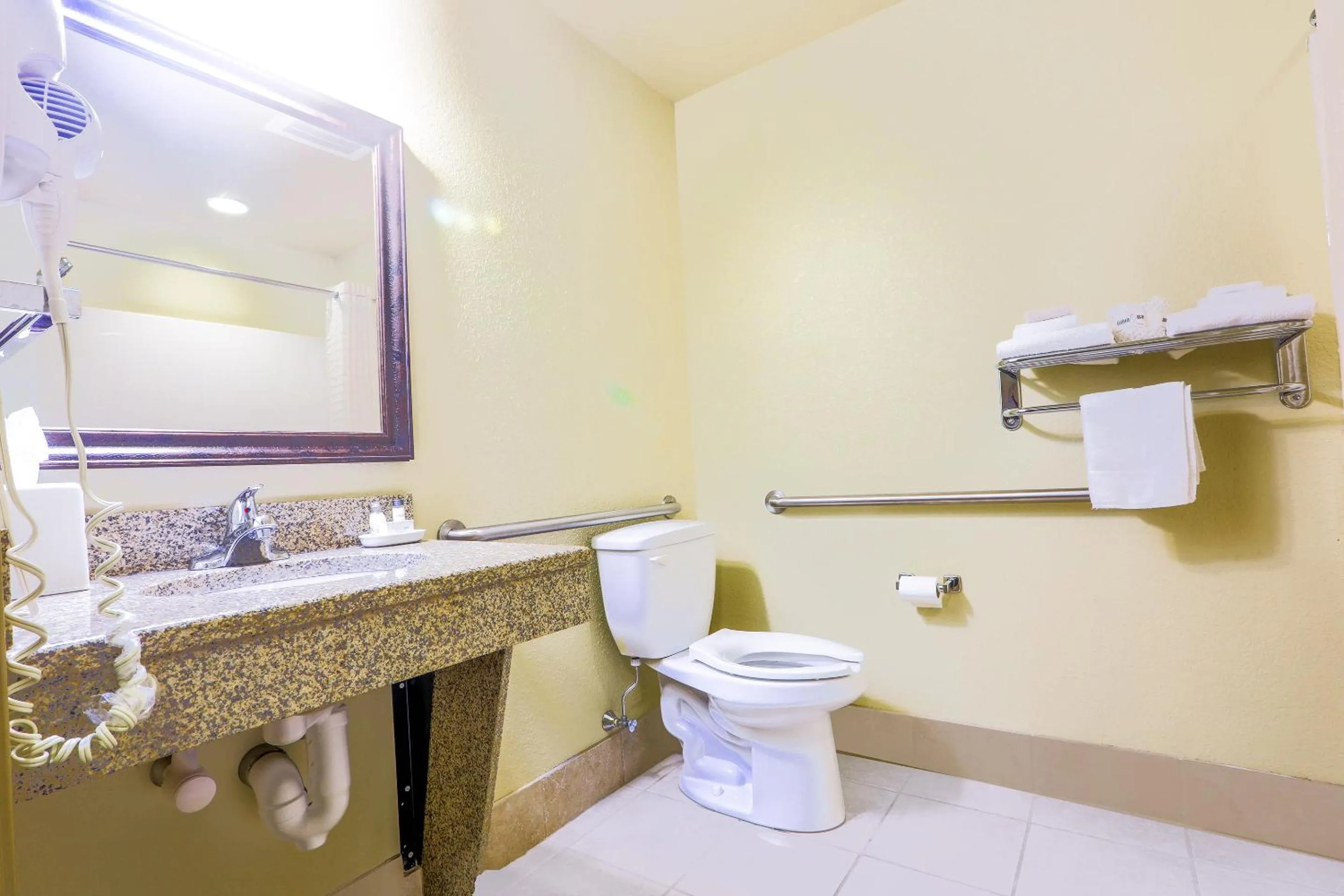 Bathroom in Evansville Inn & Suites by OYO